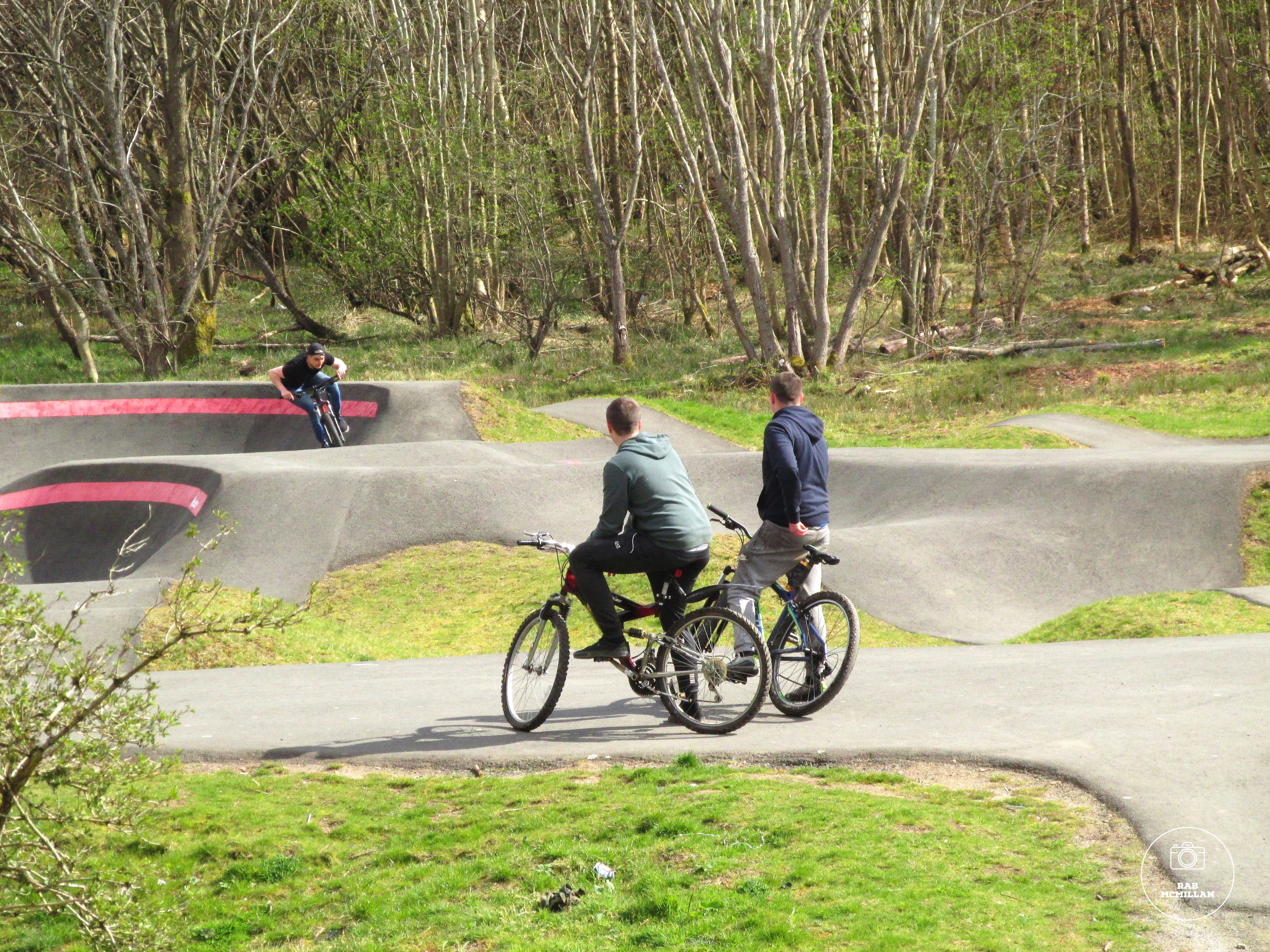 Wishawhill Wood Pumptrack, Craigneuk, Wishaw, 2020.
