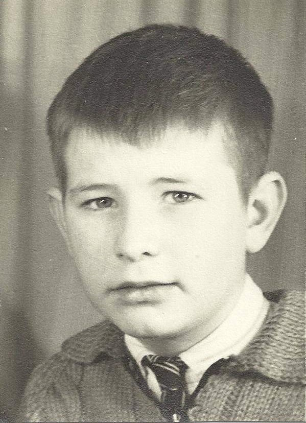 A young Chic Calderwood, Scottish light-heavyweight boxer from Craigneuk, Wishaw.