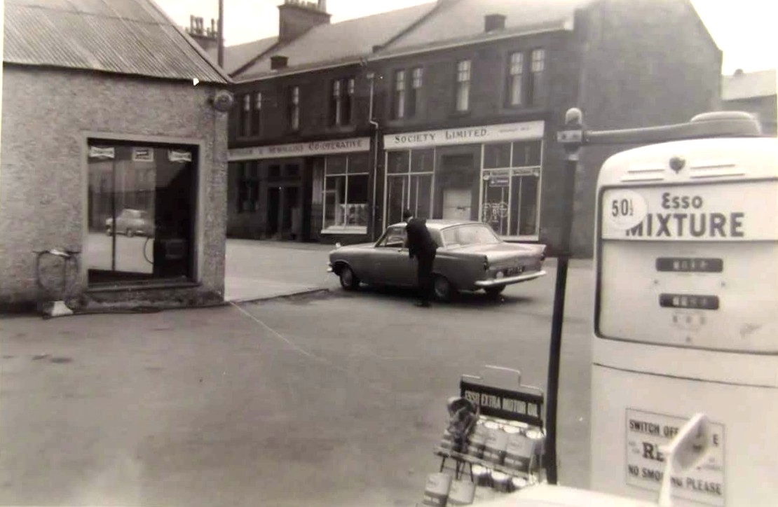 Stewarton Garage, Stewarton Street, Wishaw, 1960's.