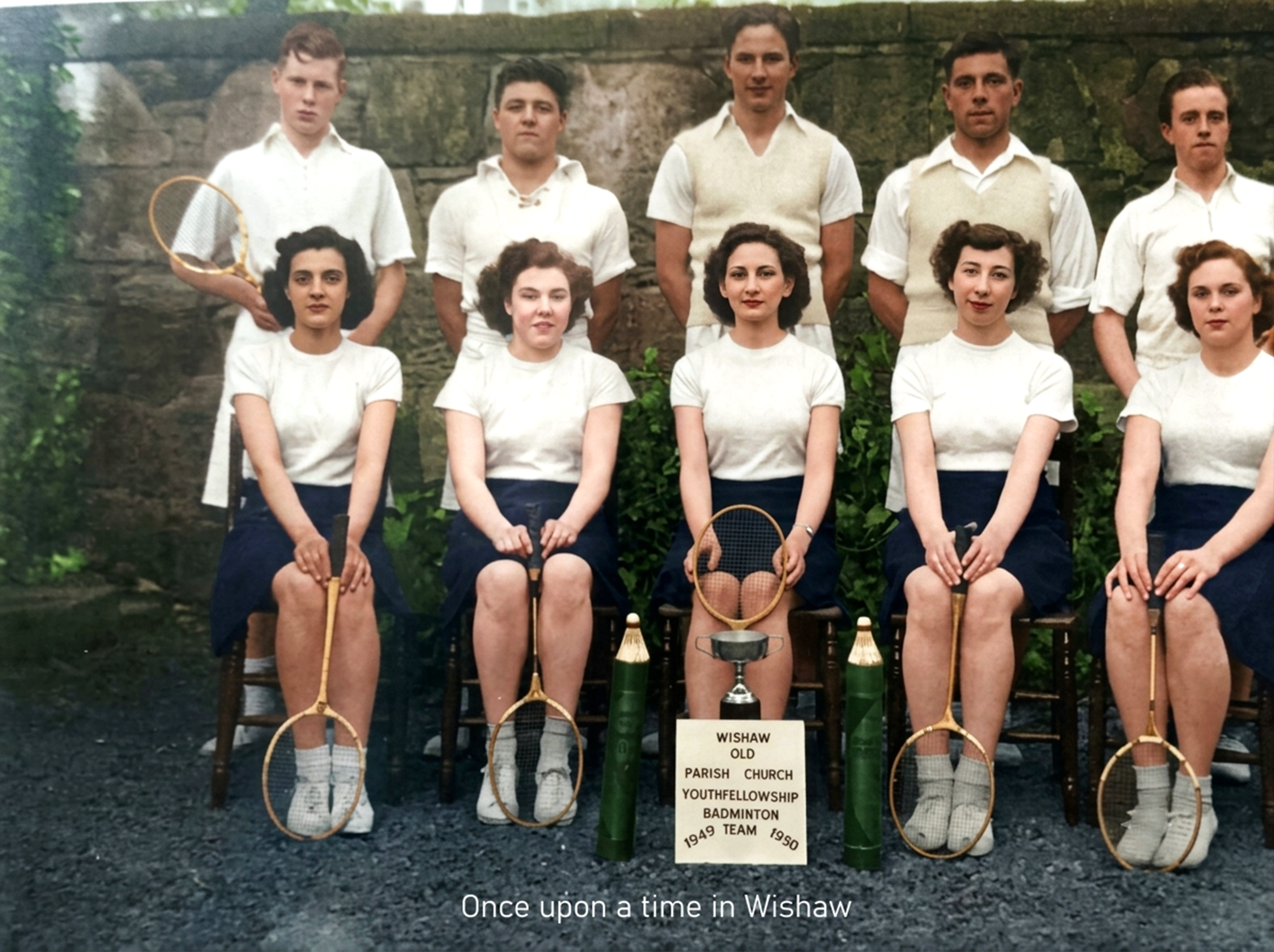Wishaw Old Parish Church, Youth Fellowship Badminton Team, 1949/50