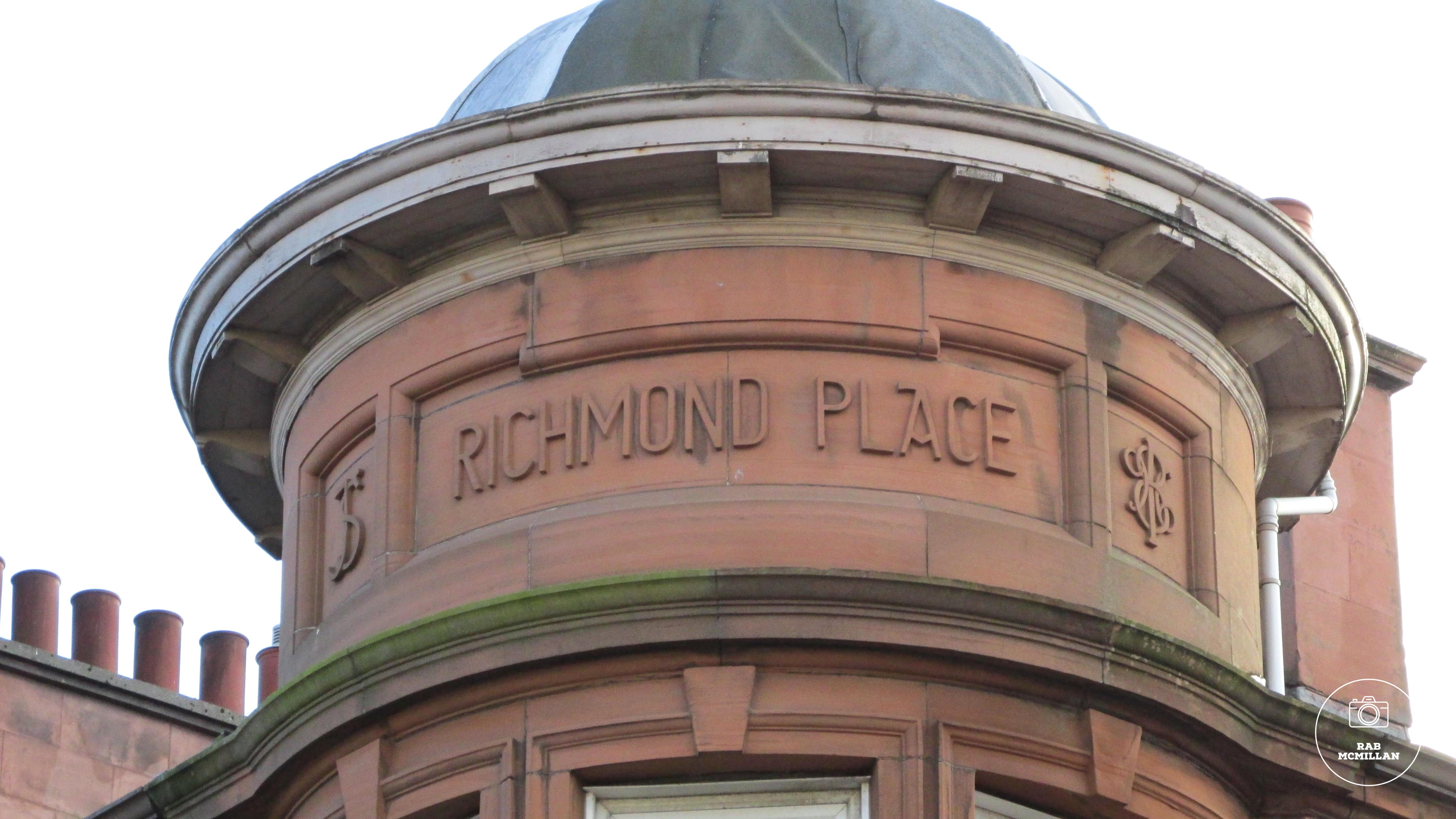 Richmond Place, corner of Main Street/Belhaven Terrace, Wishaw, 2013.