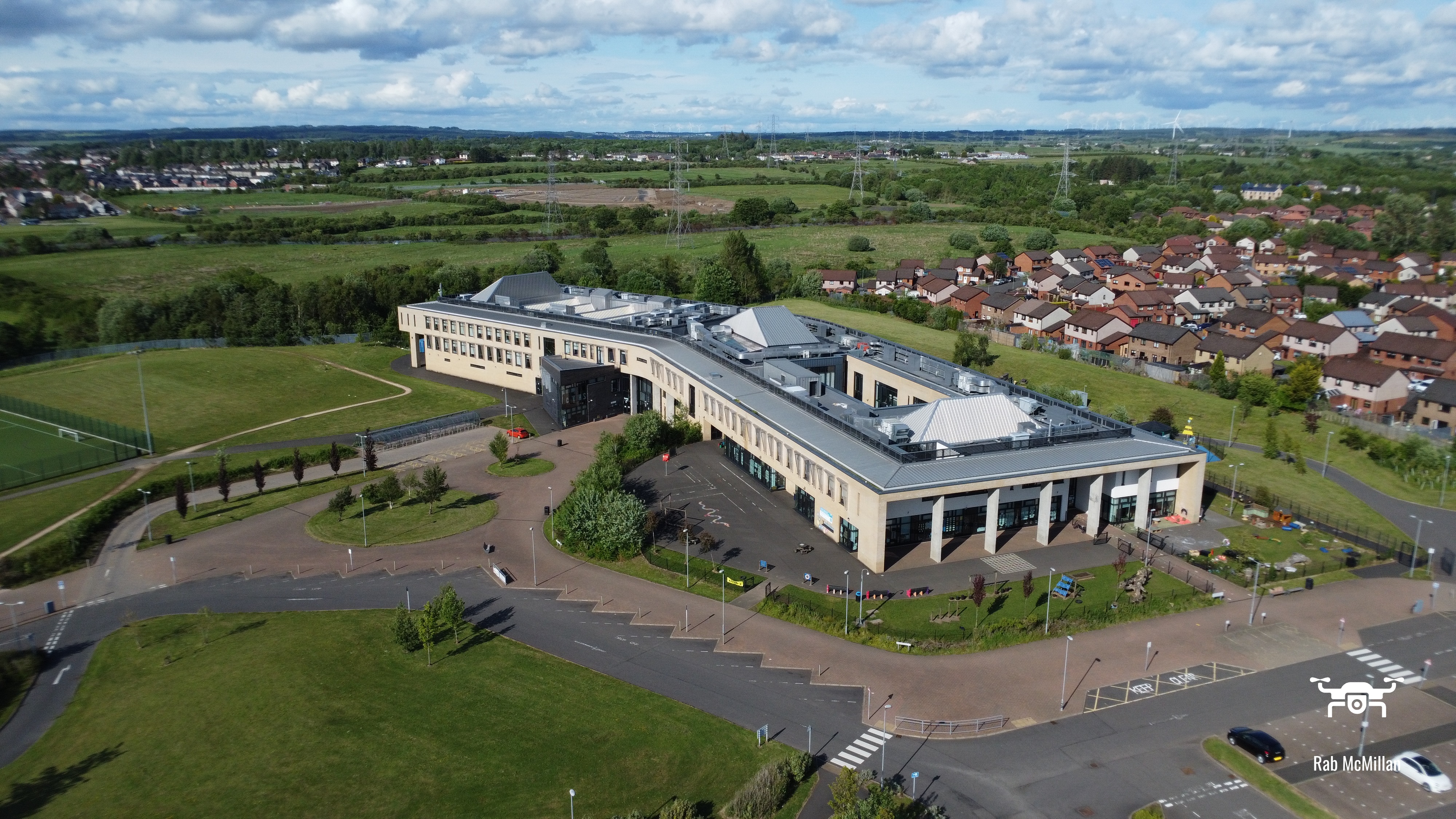Clyde Valley High School and Orchard Primary School, Overtown, Wishaw, 2025.