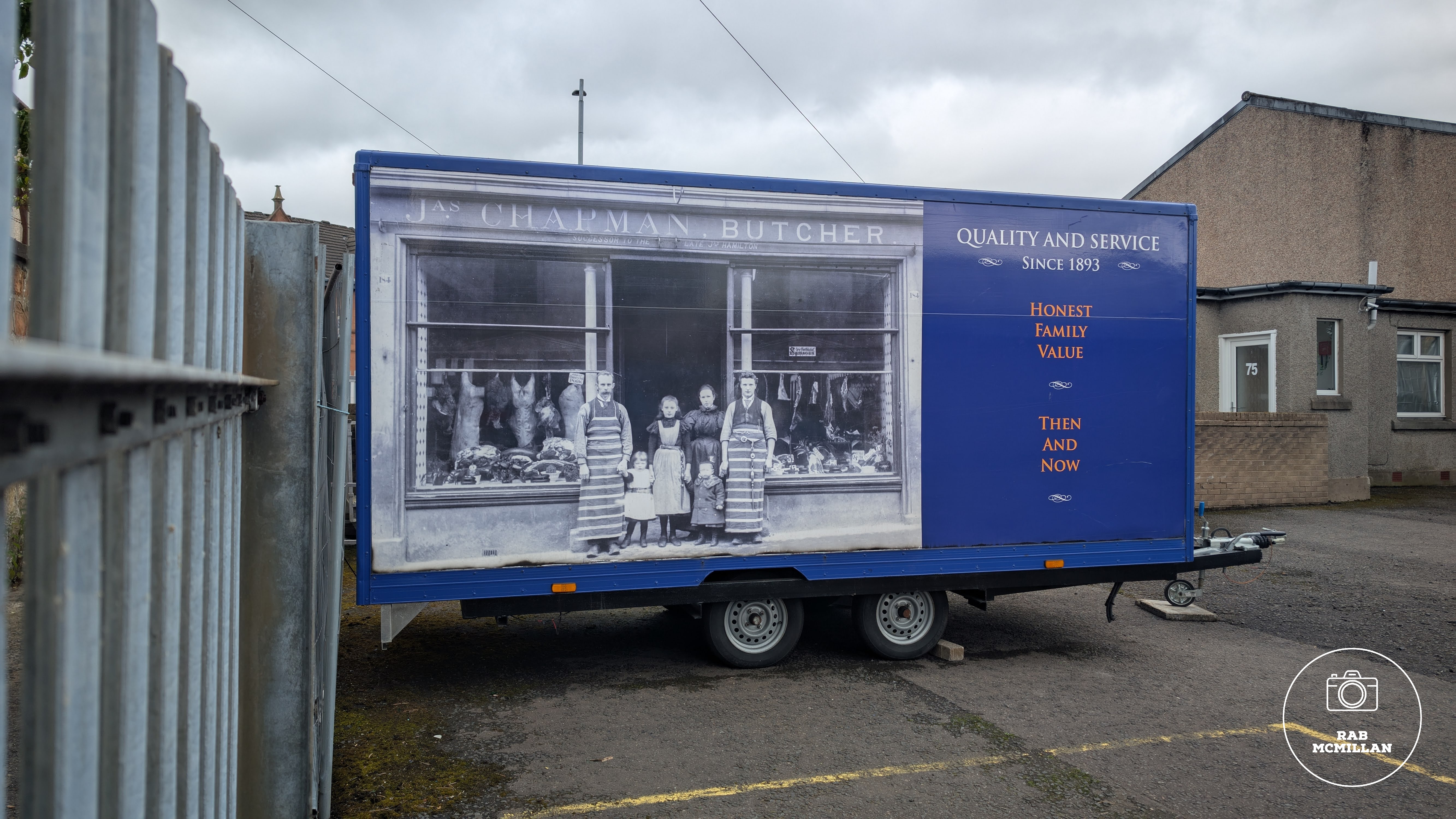 James Chapman Butchers, Factory, Marshall Street, Wishaw, 2025.