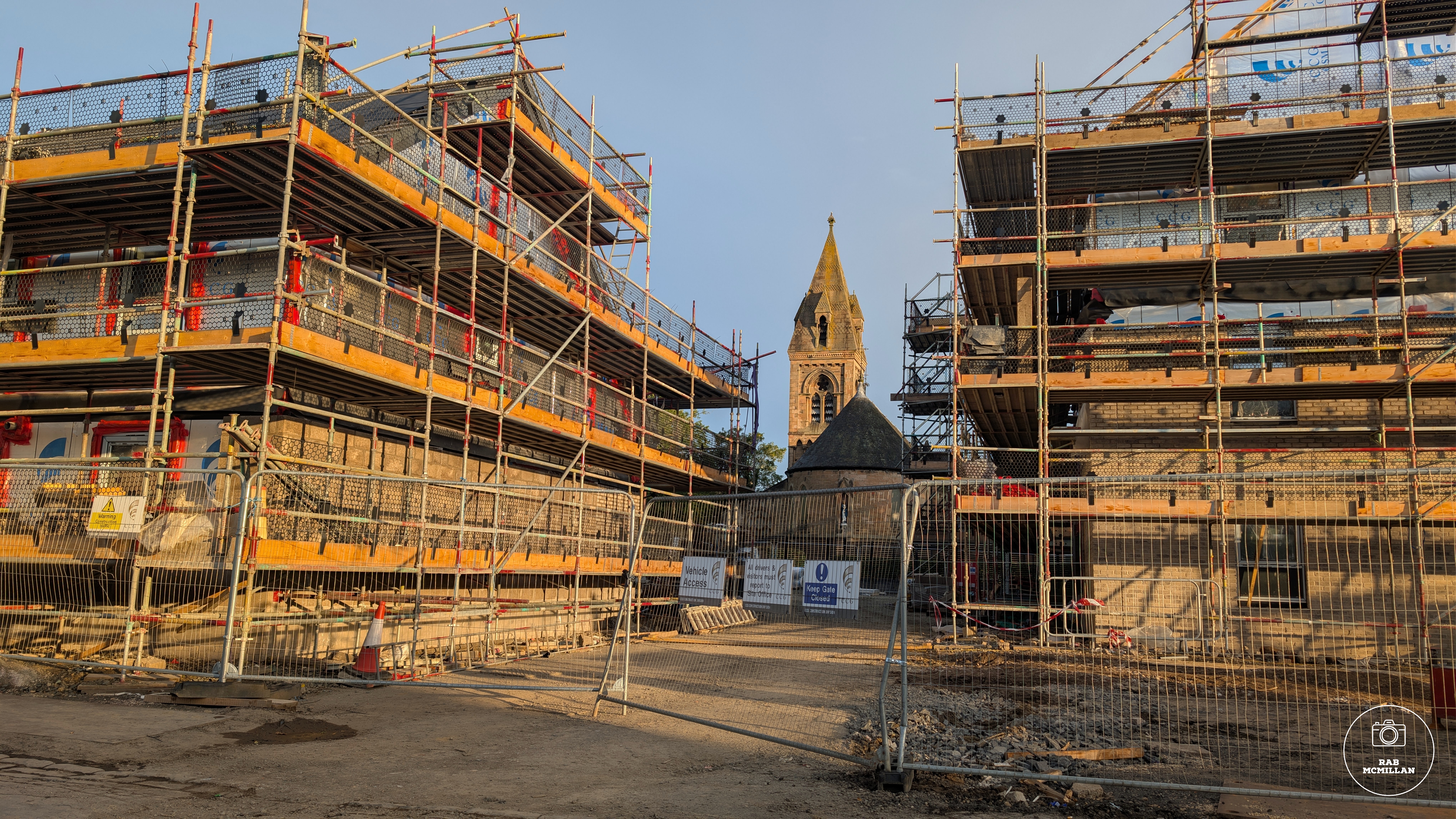 New House's on the old St Ignatius School site, Graham Street, Wishaw, 2026.
