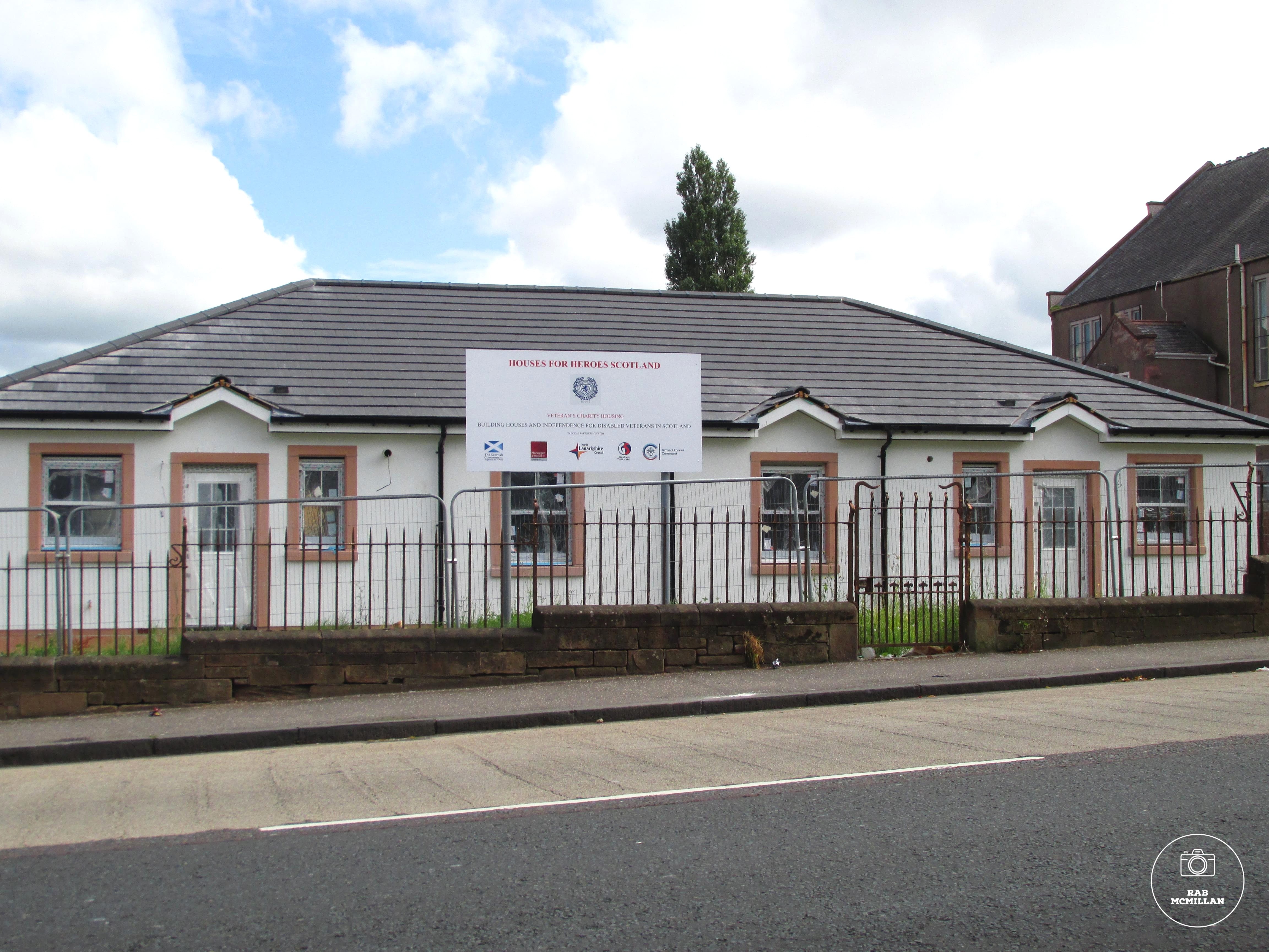 Houses for Heroes Scotland, Shieldmuir, Craigneuk, Wishaw, 2015.