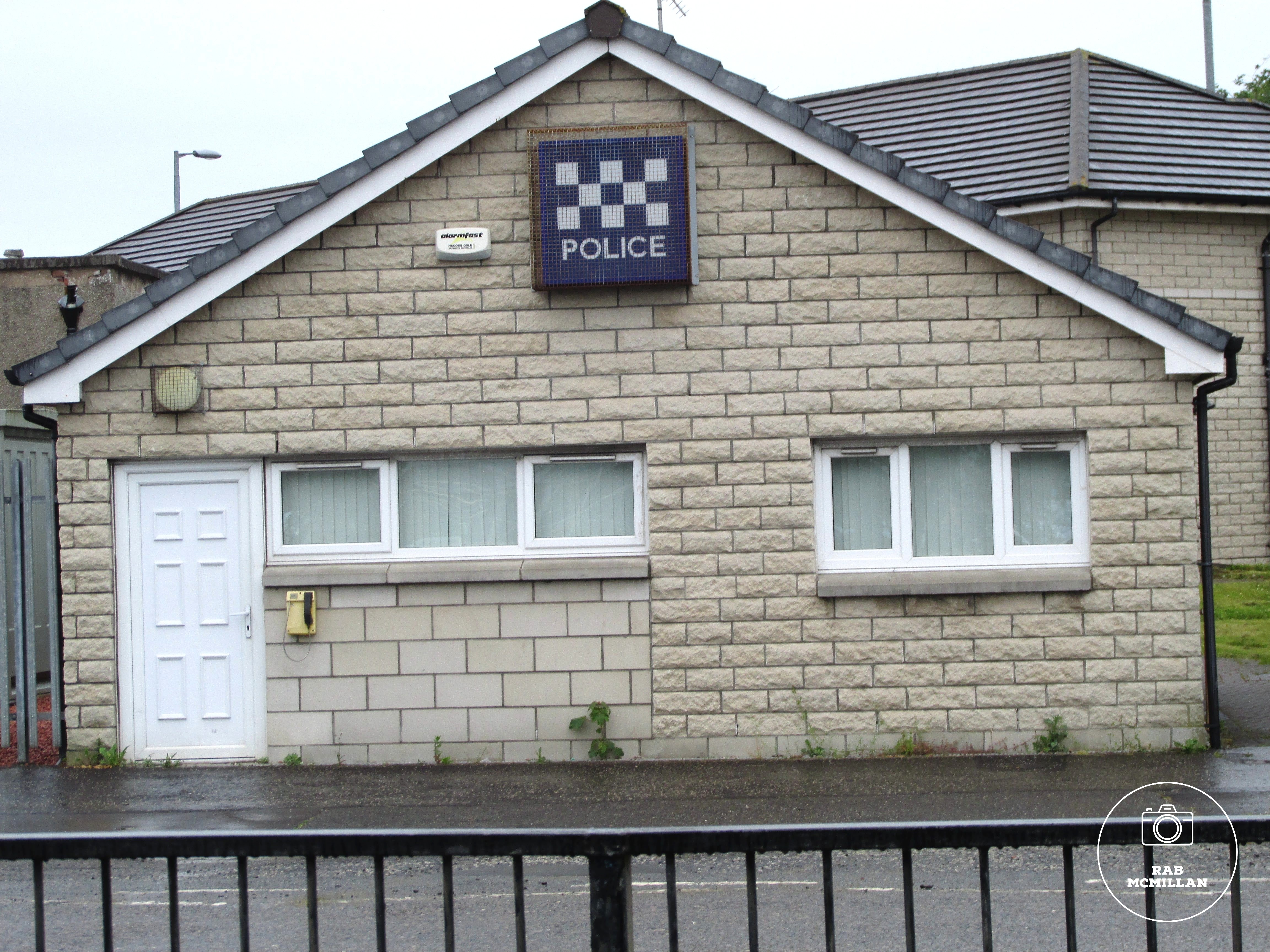 Newmains Police Station, Main Street, 2015.