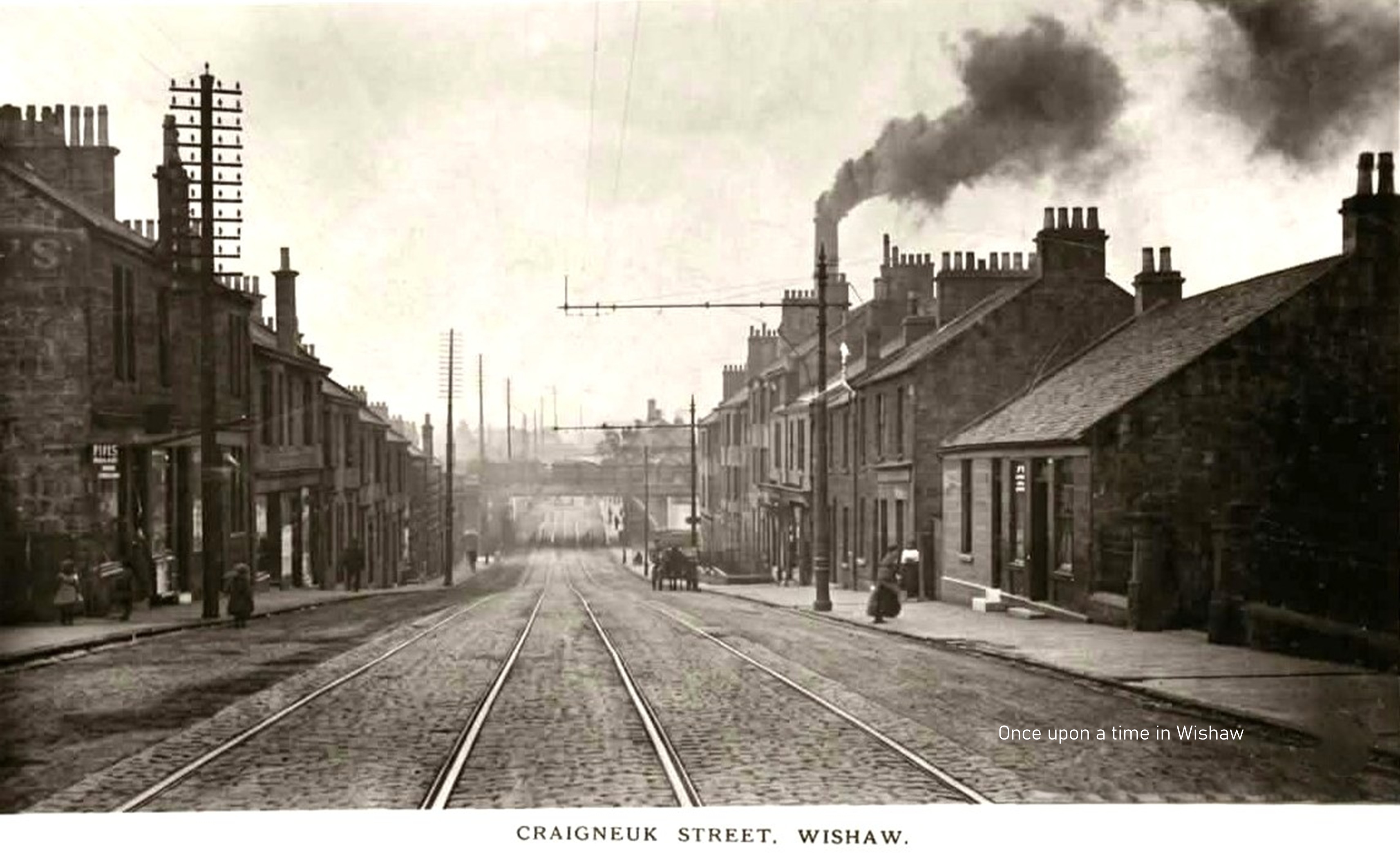 "Beehive Brae", Craigneuk Street, Wishaw, early 1900's.
