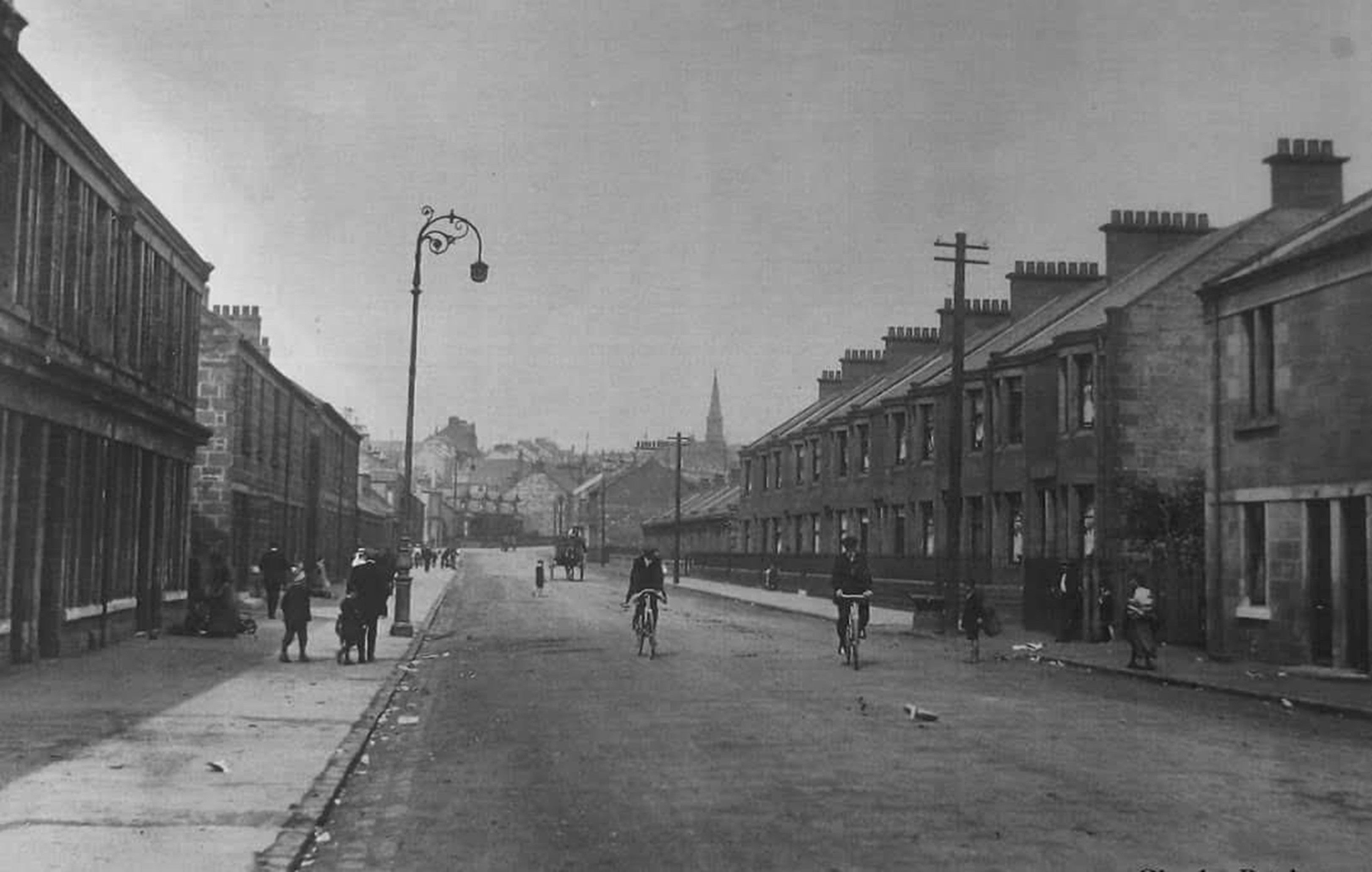 Caledonian Road, Wishaw, early 1900's.