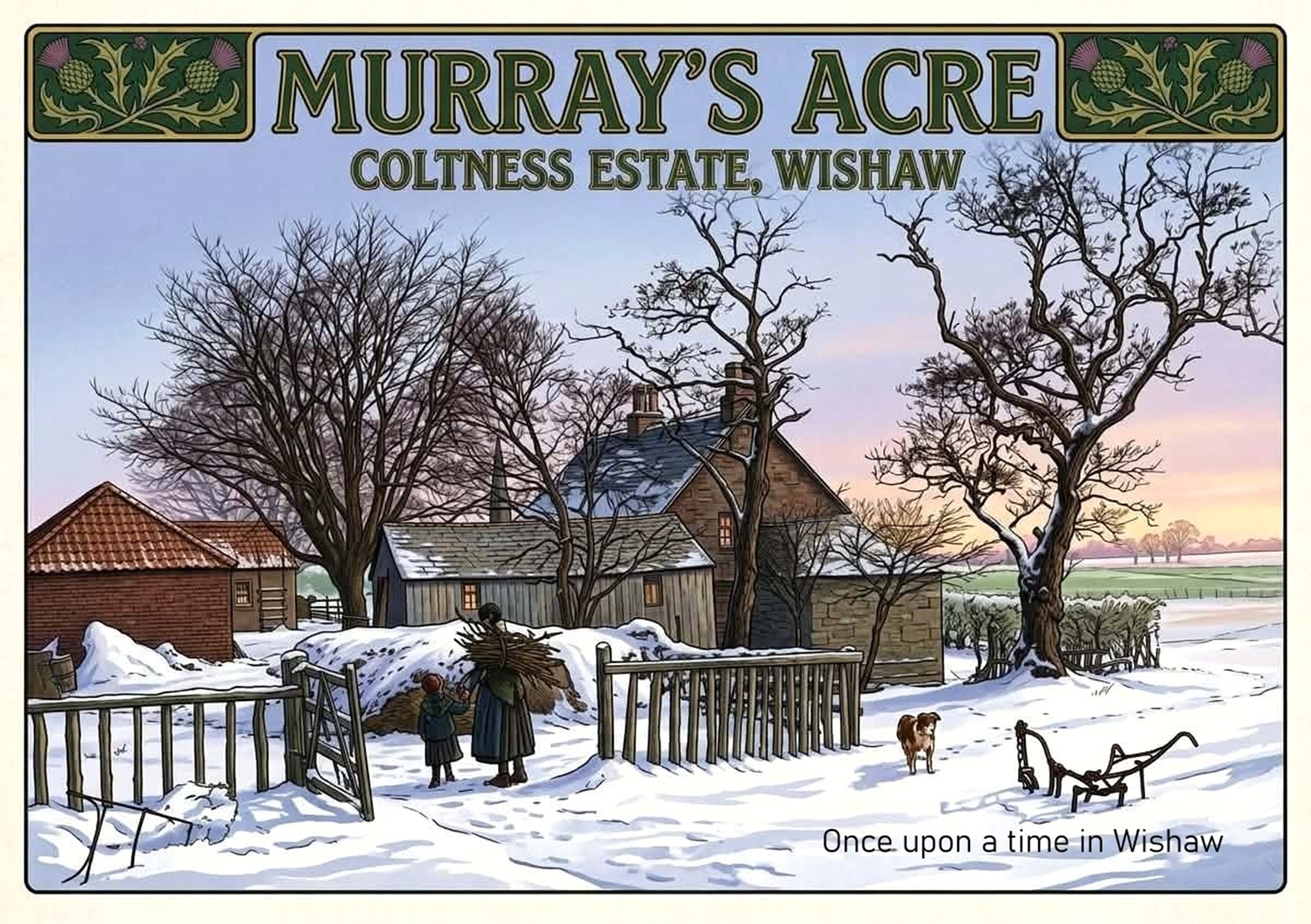 Murray's Acre, Coltness Estate, Wishaw, early 1900's.