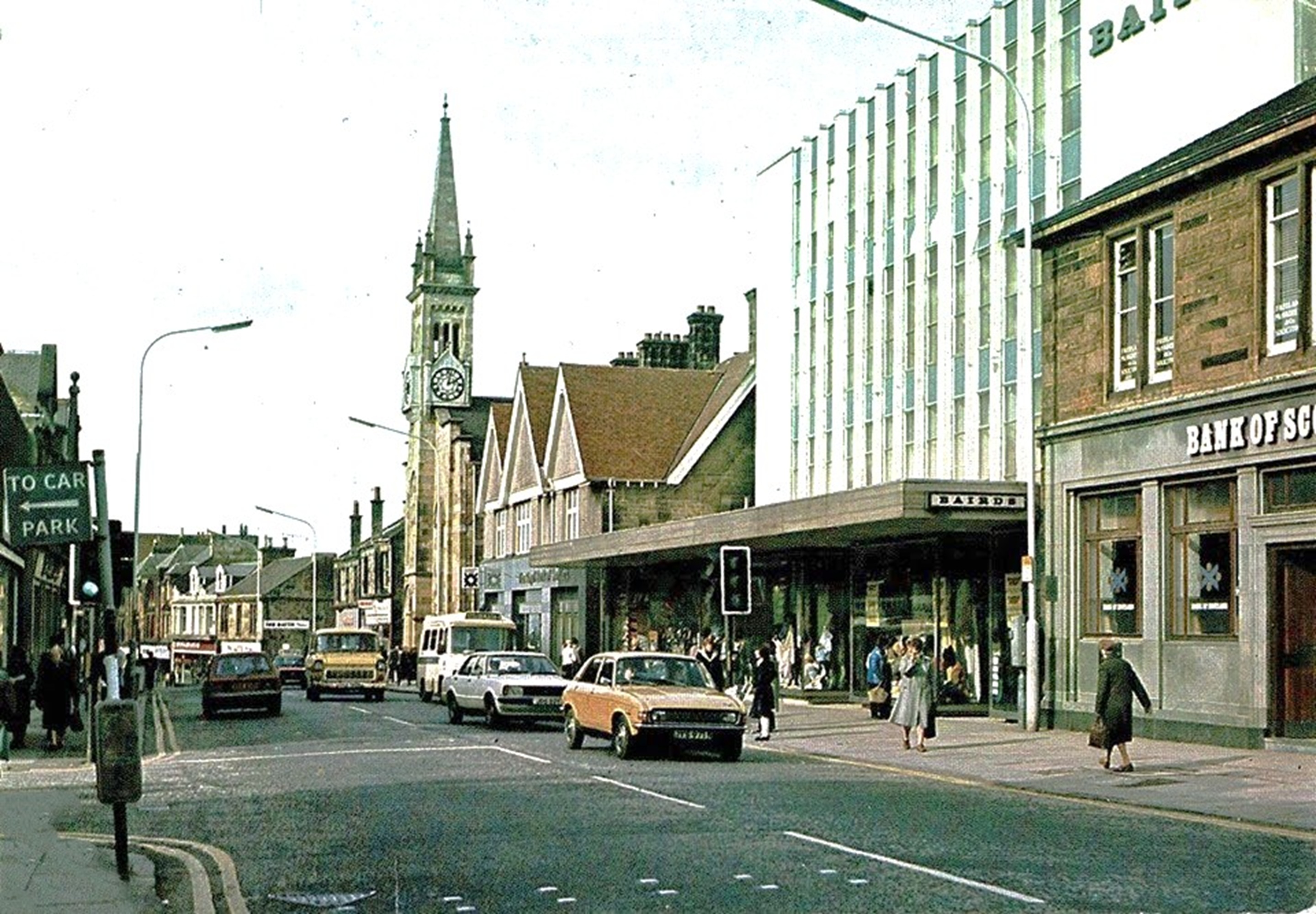 Main Street, Wishaw, 1980's.
