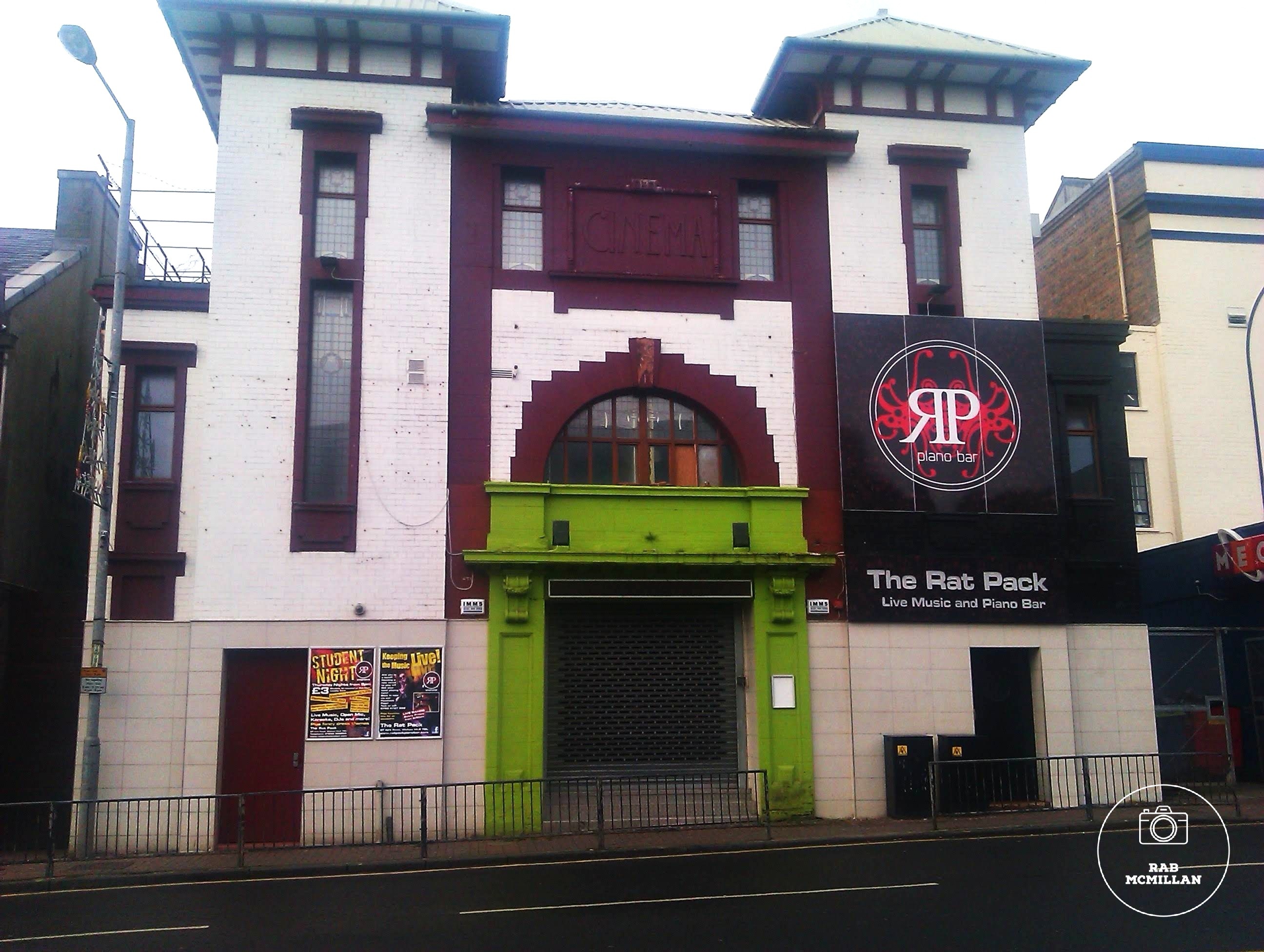 The Rat Pack Piano Bar, Cinema building, Kirk Road, Wishaw, 2012.