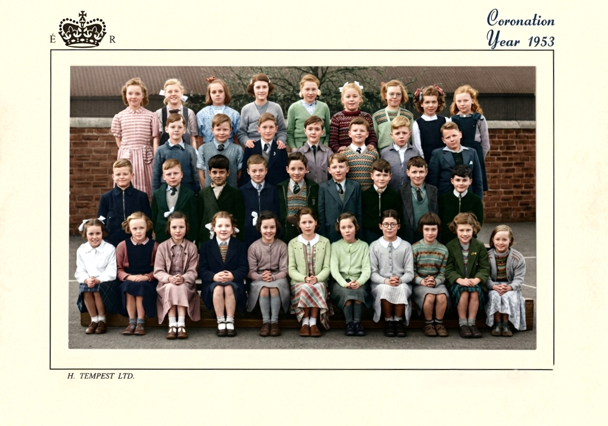 Craigneuk Public School, Wishaw, Coronation Year, 1953.