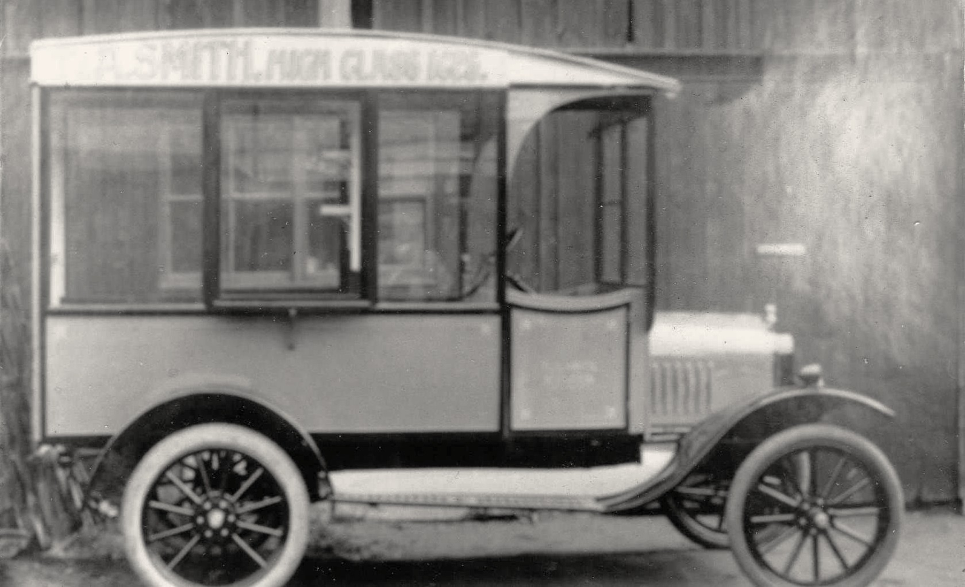 Model T Ford Ice Cream Truck, Newmains, Wishaw, courtesy of Jack Kirk.