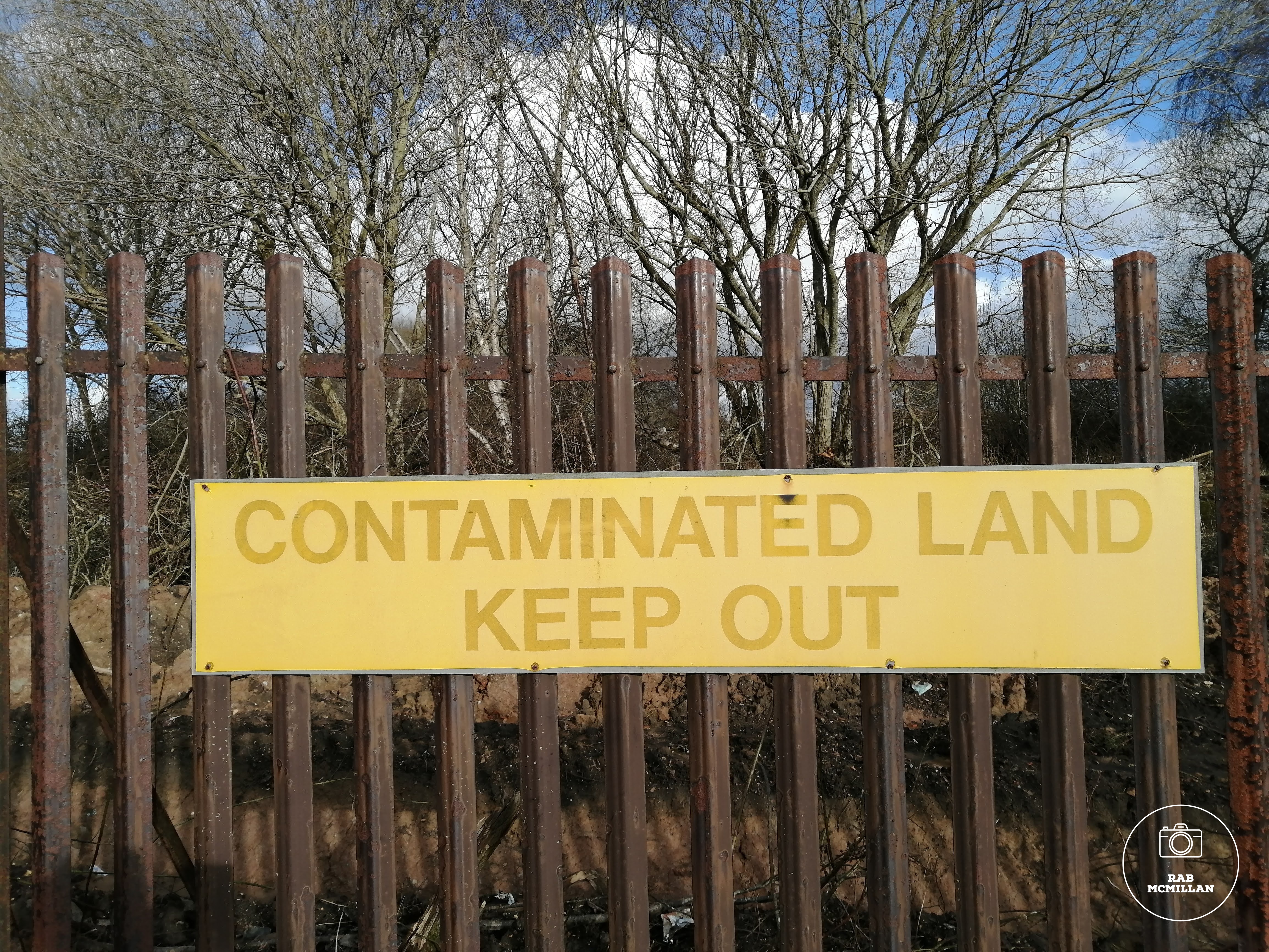 The old Smiths Clock Works Site, Gowkthrapple, Wishaw, 2020.