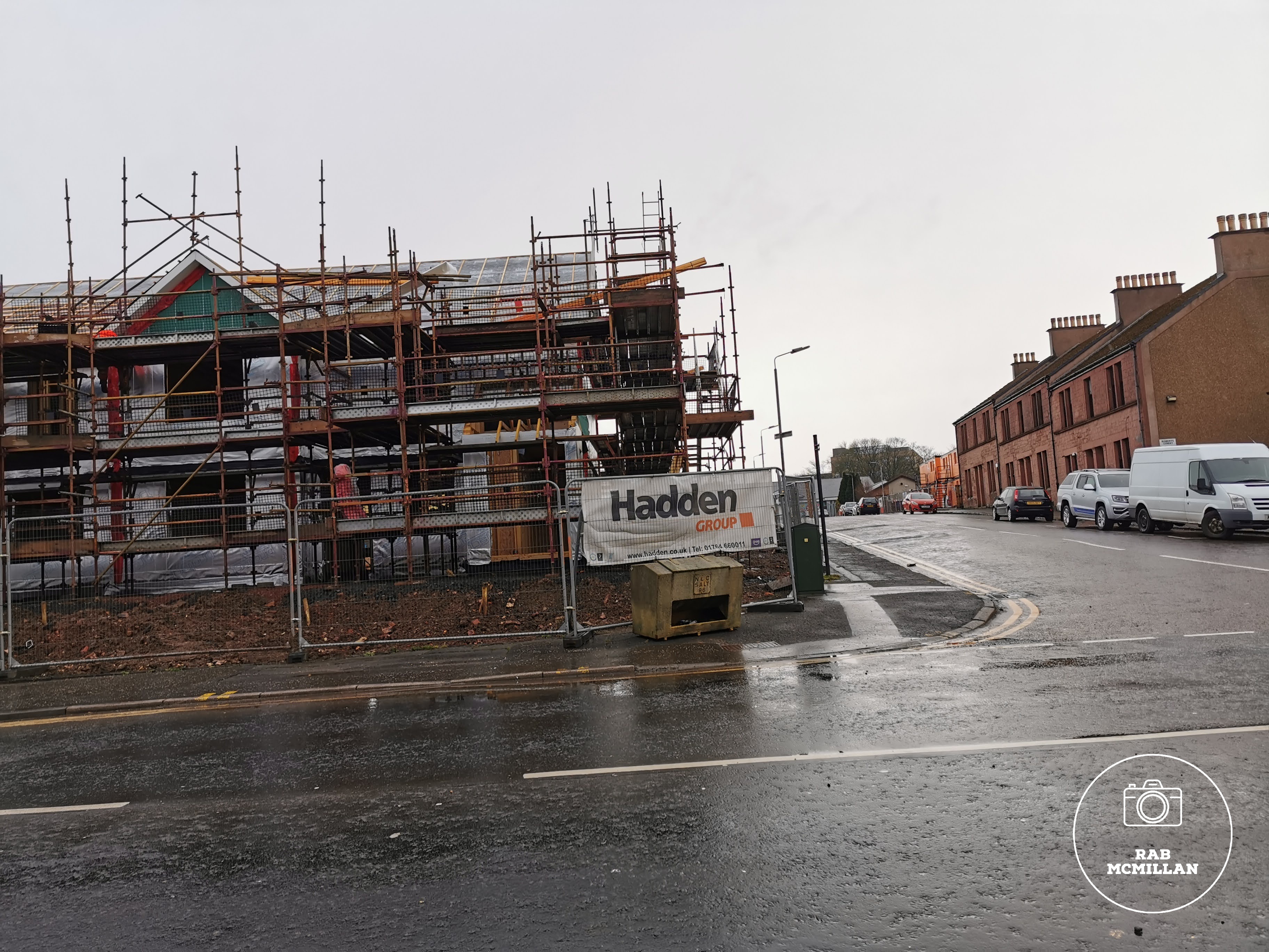 New house's, corner of Dryburgh Road/Roberts Street, 2021.