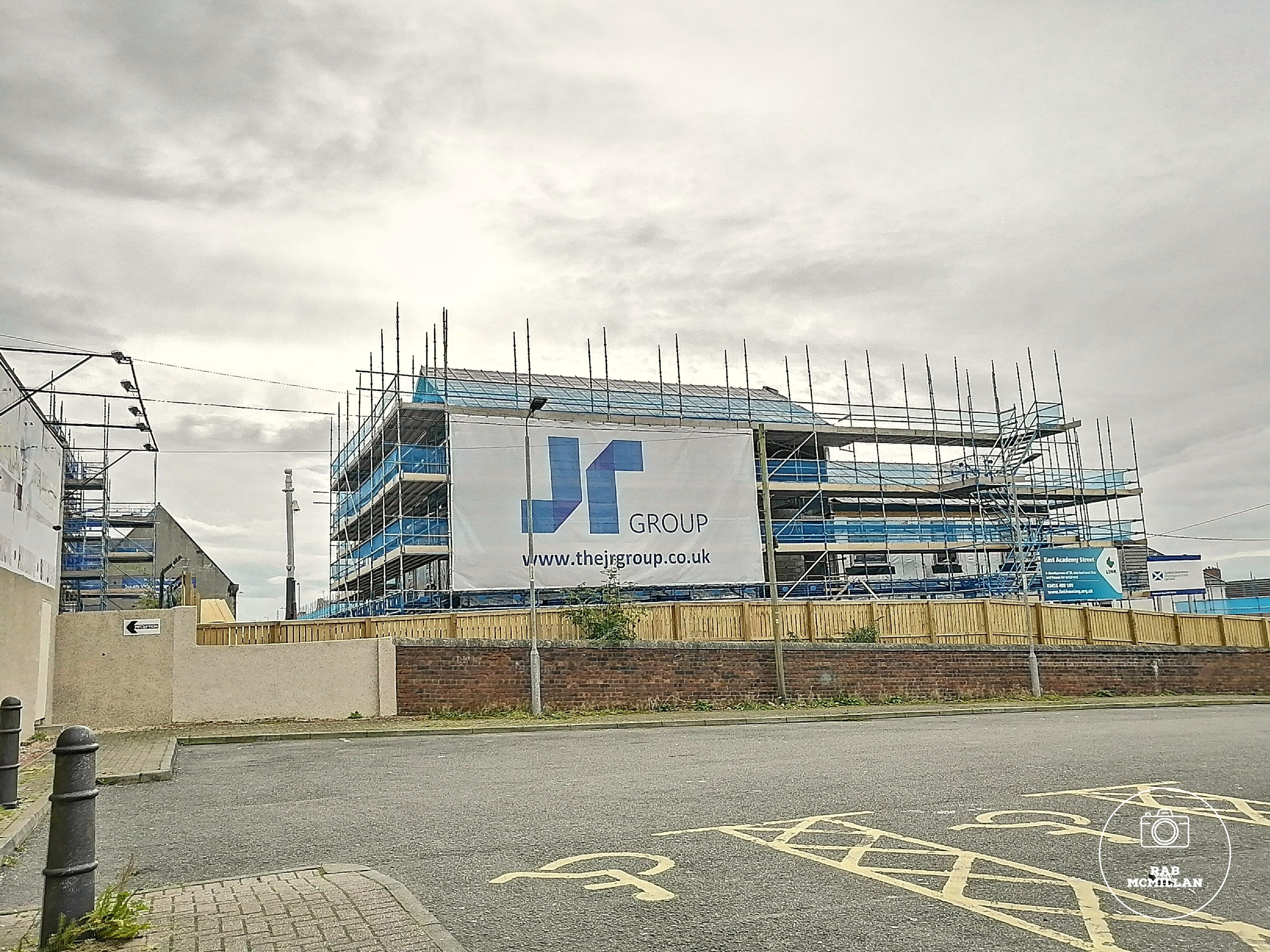 New house's, old Wishaw Market site, 2019.