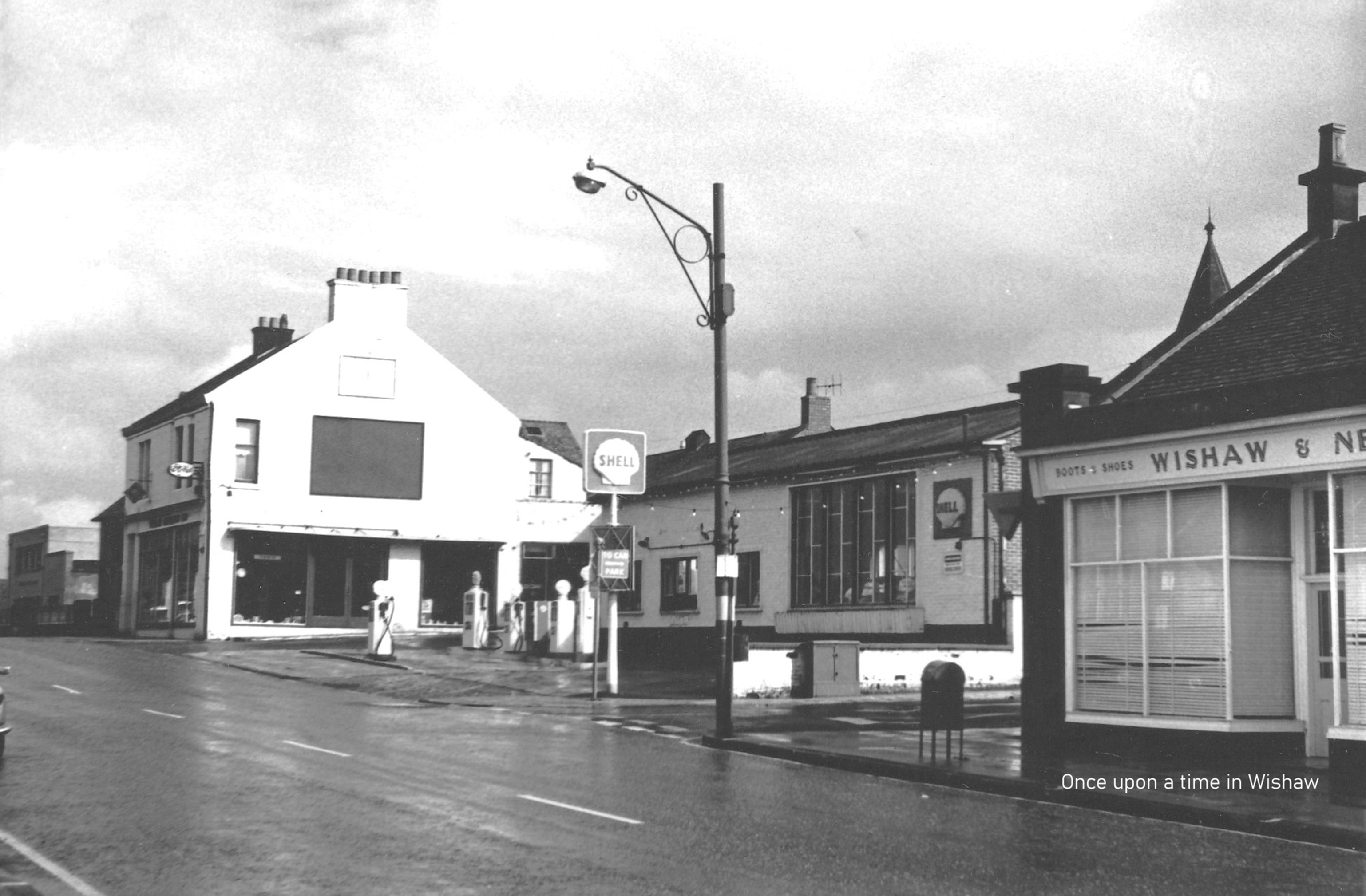 Gentleman's Garage, Kirk Road, Wishaw, 1960's.