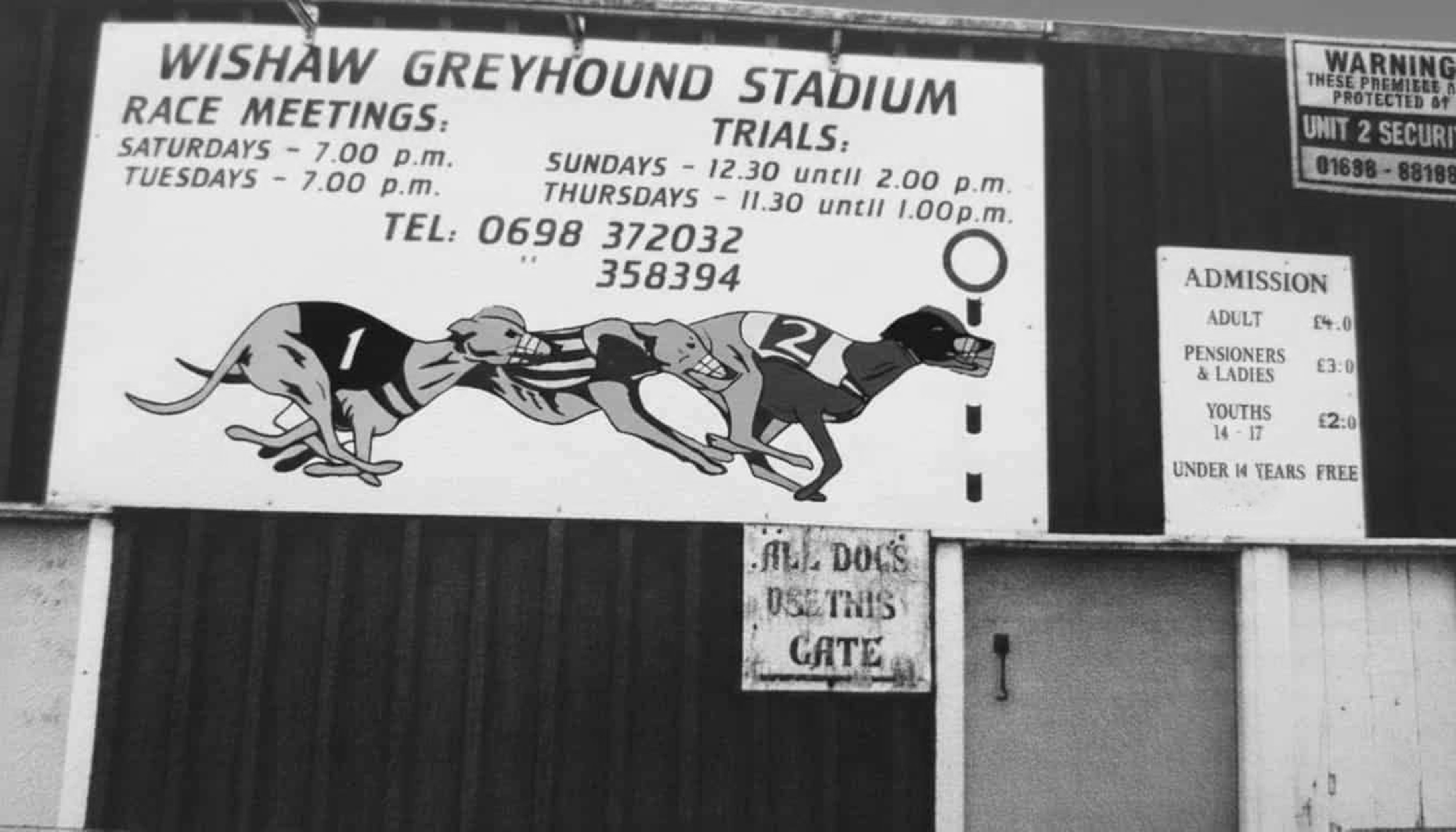 Wishaw Greyhound Stadium was sited between Netherton Street and Millank Road.