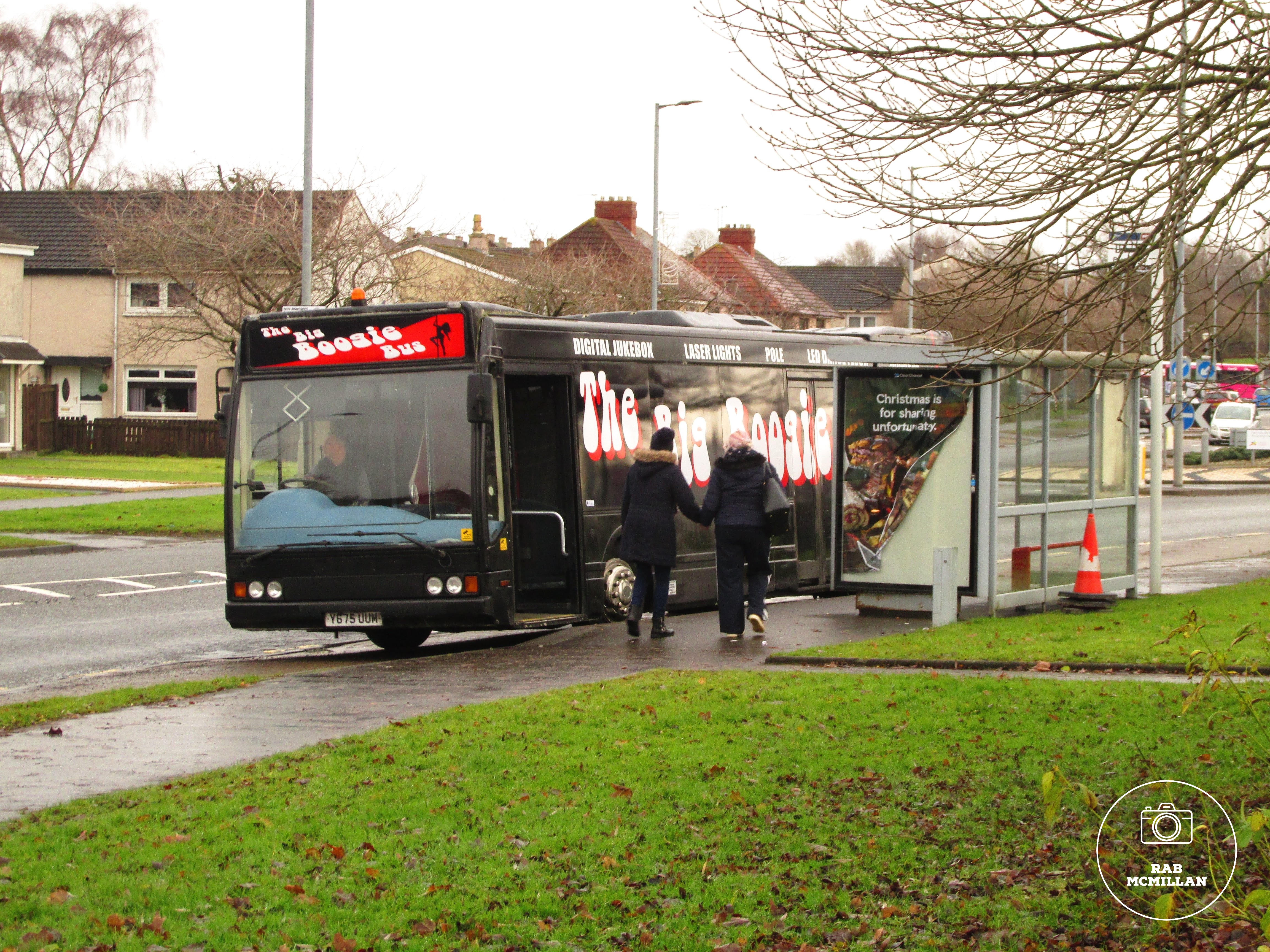 The Big Boogie Bus, Glasgow Road, Craigneuk, Wishaw, 2019.