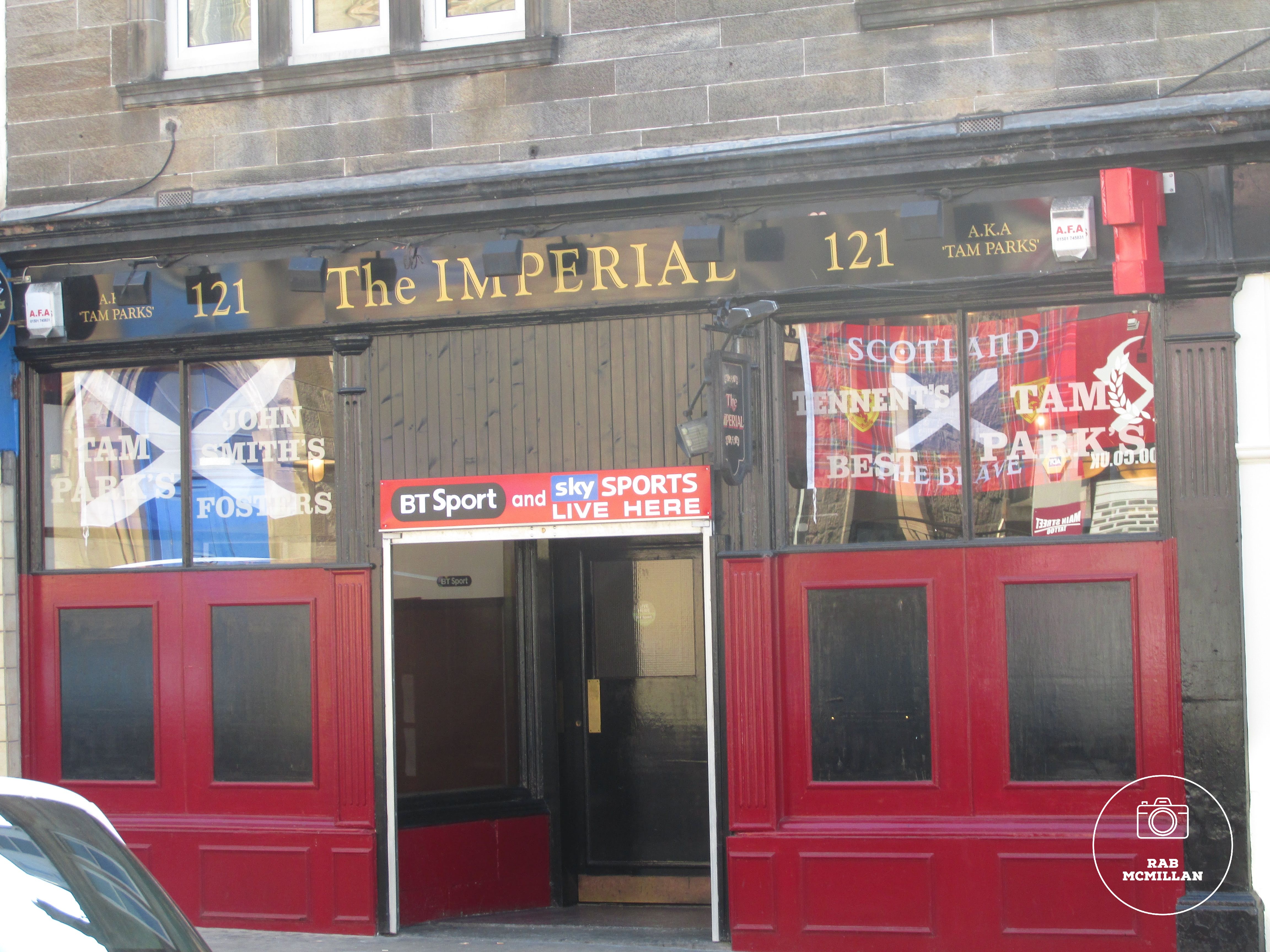 The Imperial Bar, a.k.a. Tam Parks, Main Street, Wishaw, 2015.