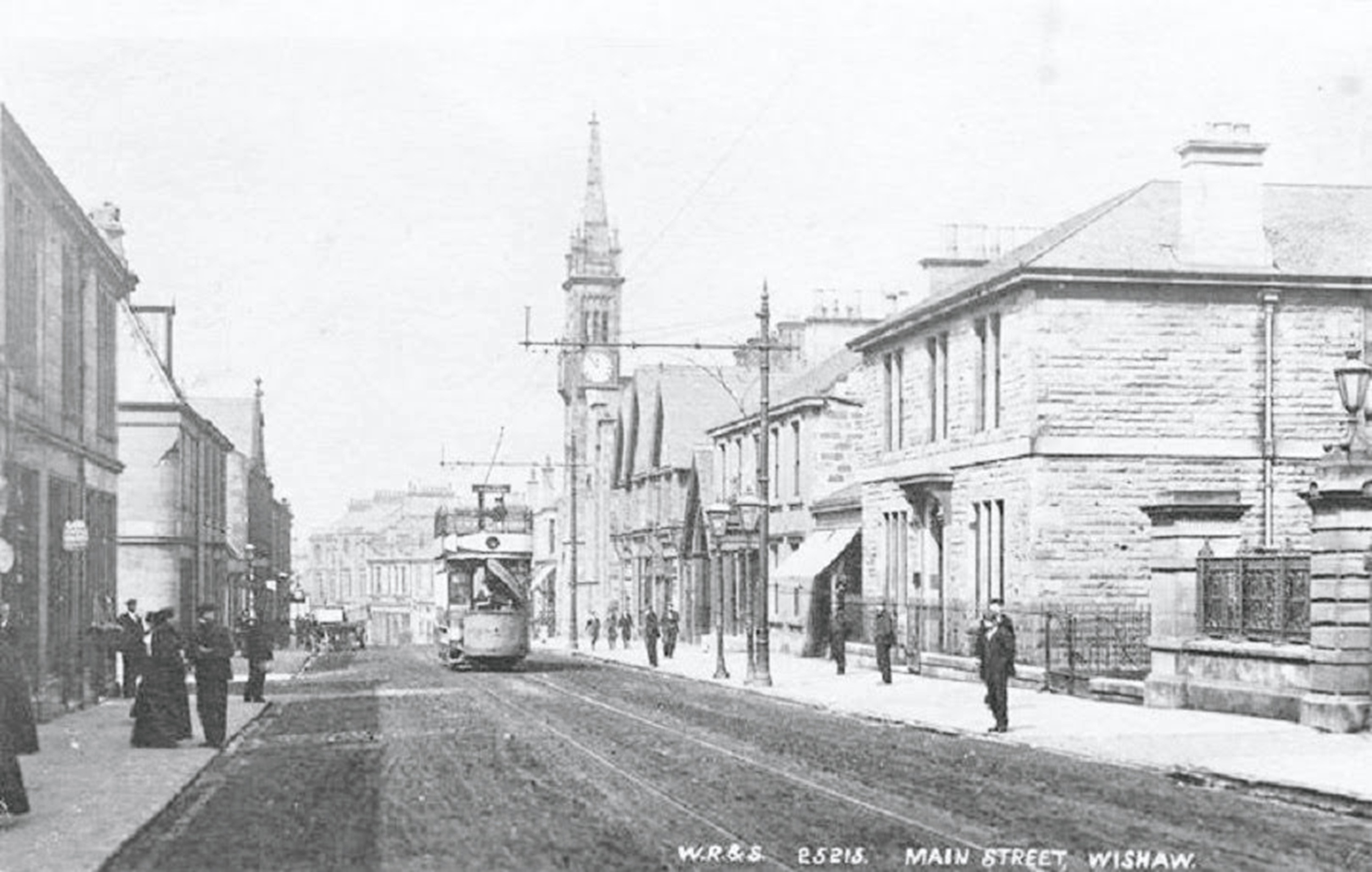 Main Street, Wishaw, early 1900's.