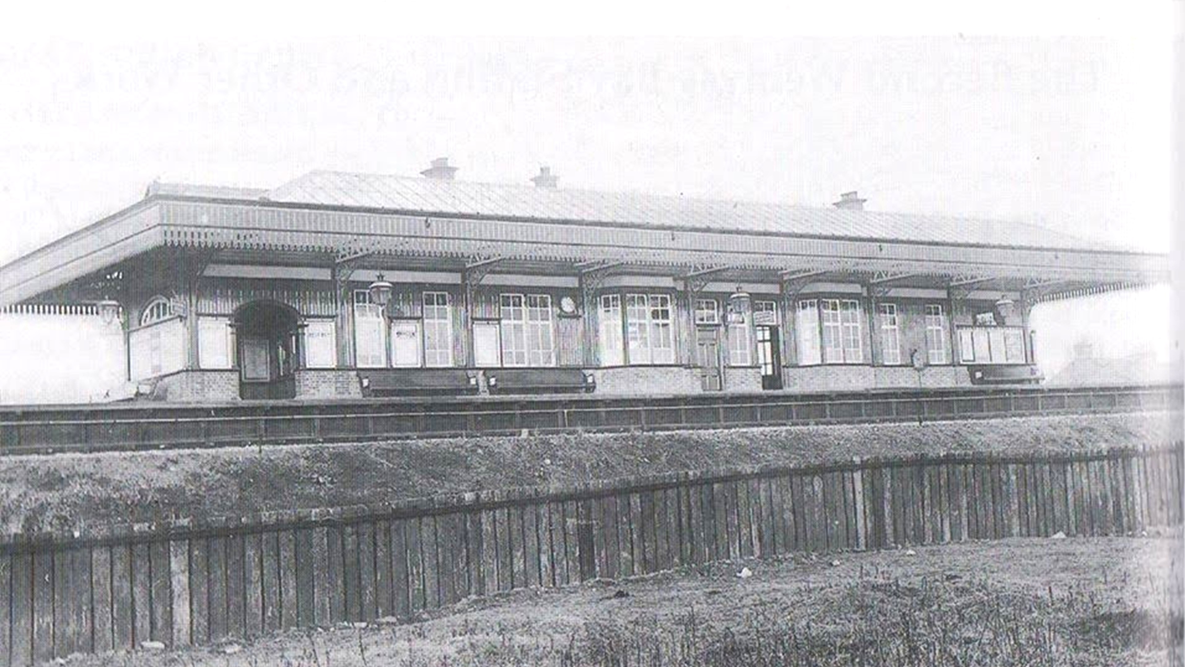 Cambusnethan Railway Station, Wishaw, 1901 to 1917.