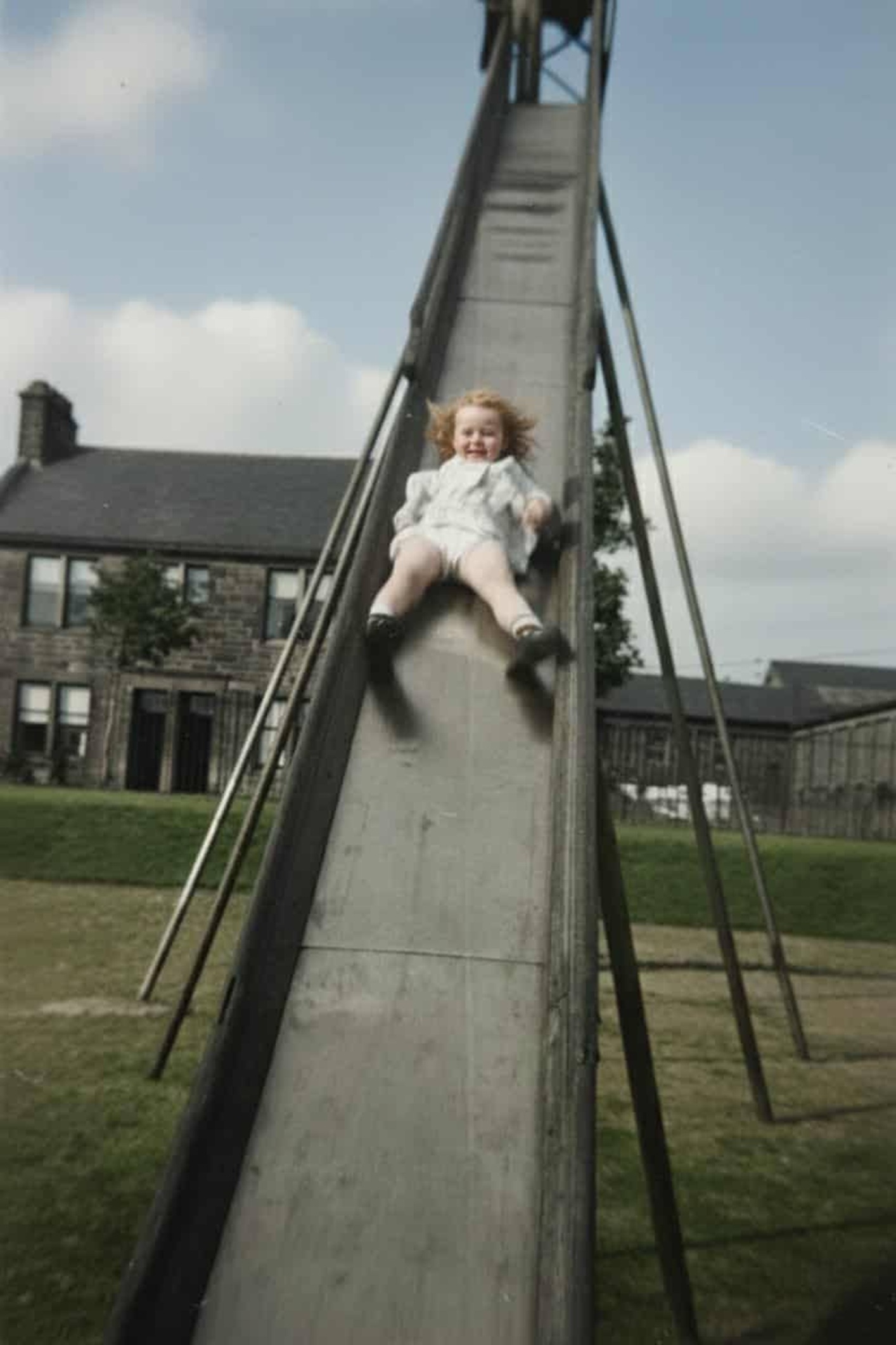 Wee Jean Murphy, King George V Park, Wishaw, 1954. Thanks to Jean for pic.