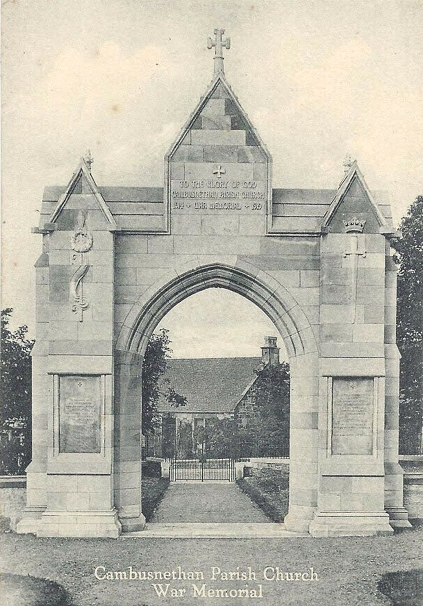 Cambusnethan Parish Church War Memorial.