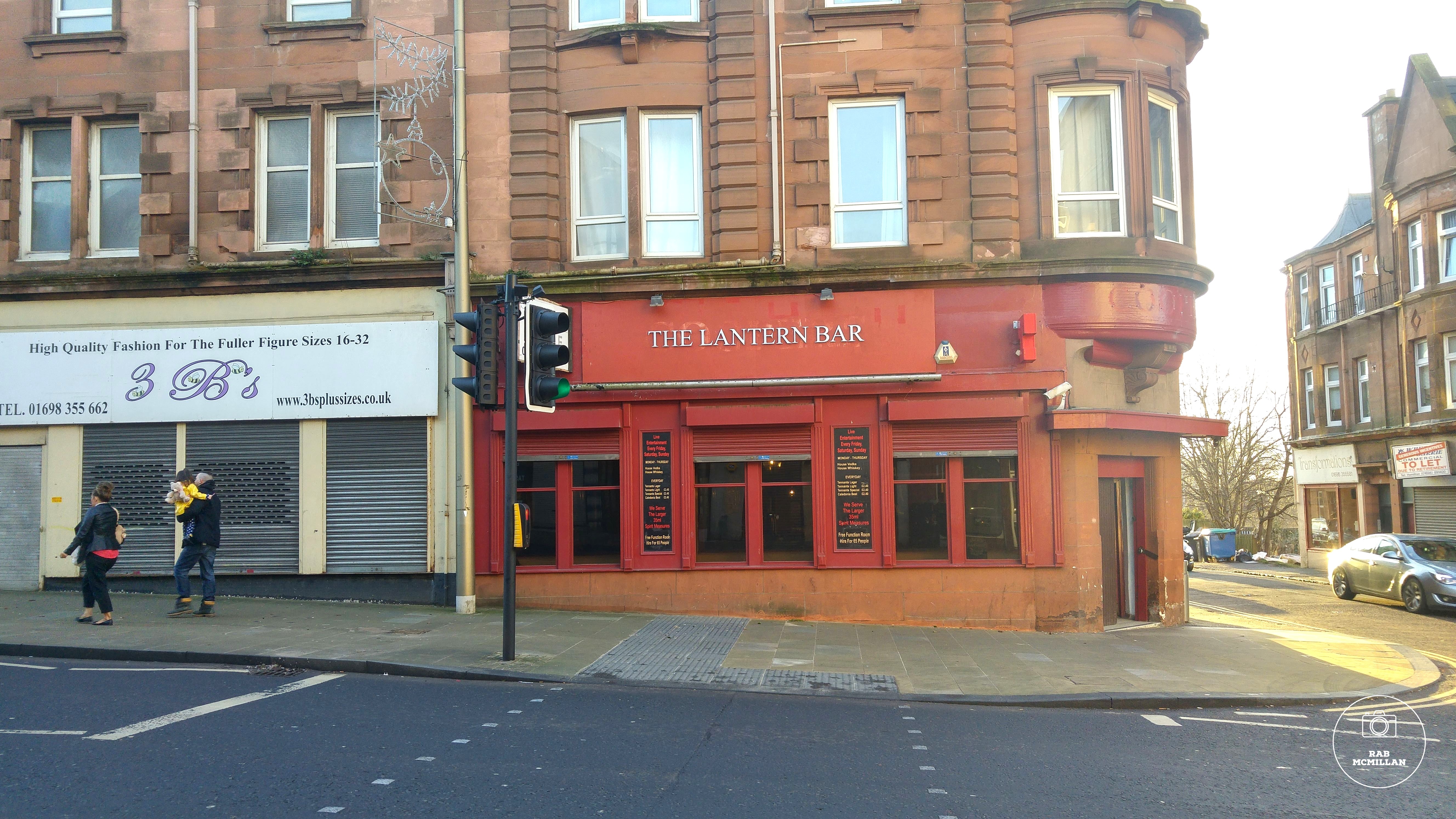 The Lantern Bar, Main Street, Wishaw, 2016.