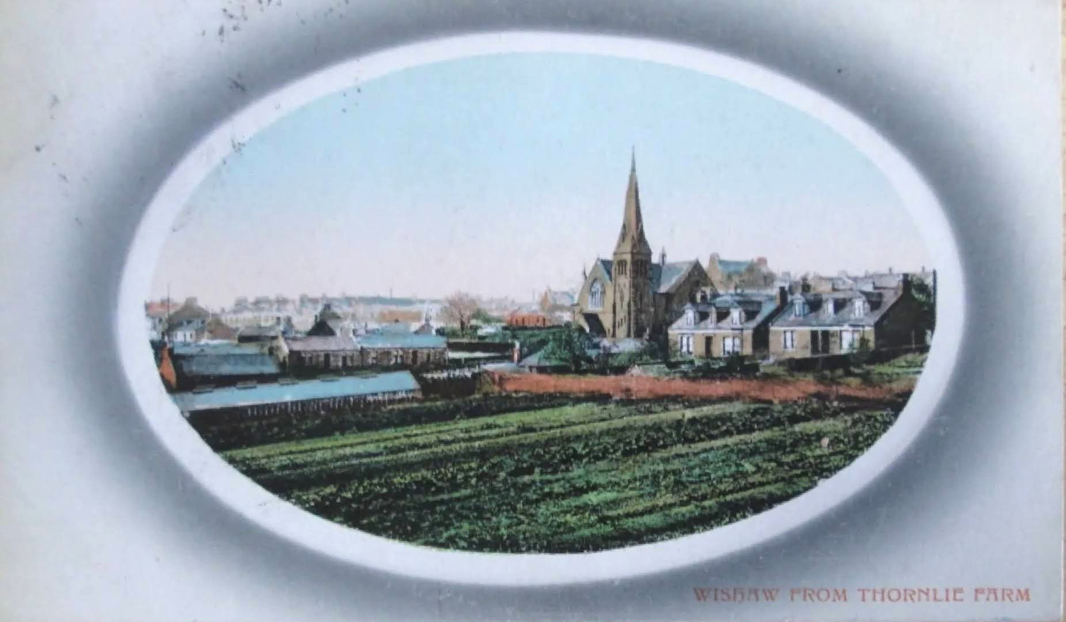 Old Postcard, Thornlie Farm, Wishaw.