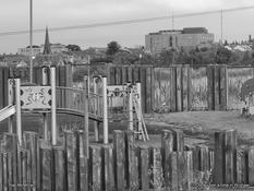 View to Wishaw from Gowkthrapple, 2021.