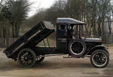 J.Moore Contractor, early 1900's. Photo credit unknown, I added the colour.