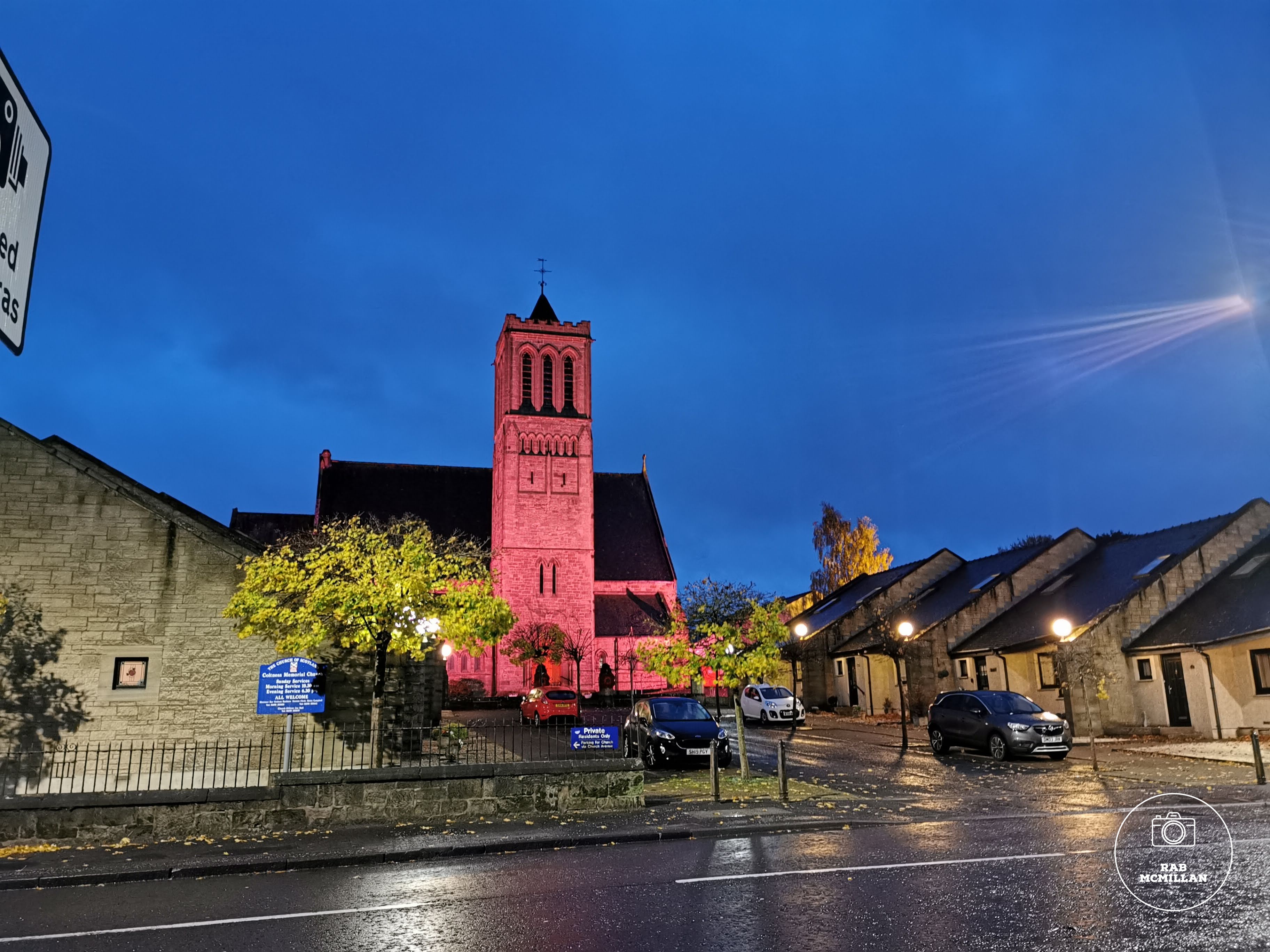 Coltness Memorial Church, Newmains, Wishaw, 2021.