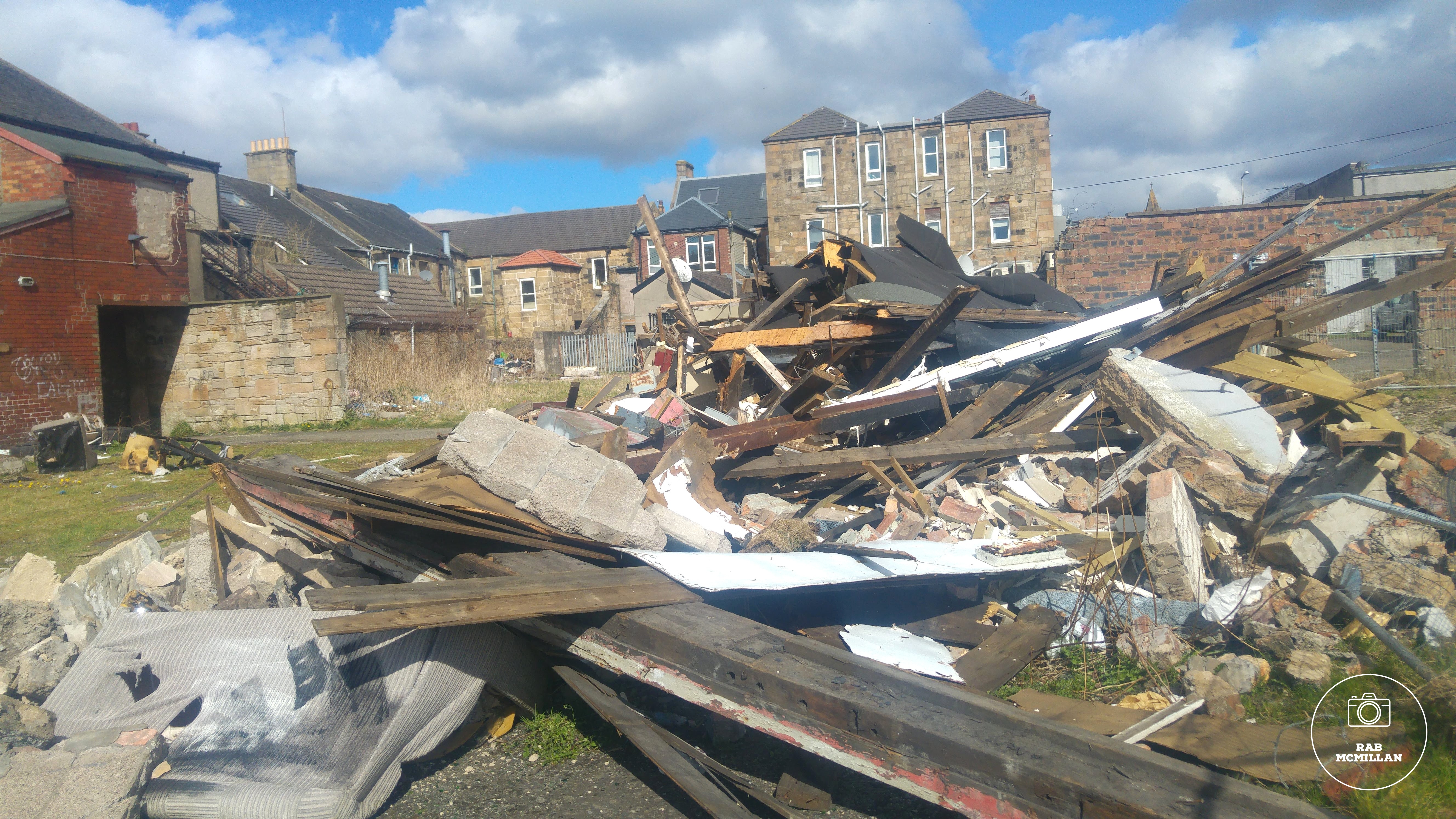 Old Wishaw Market Site, 2019.