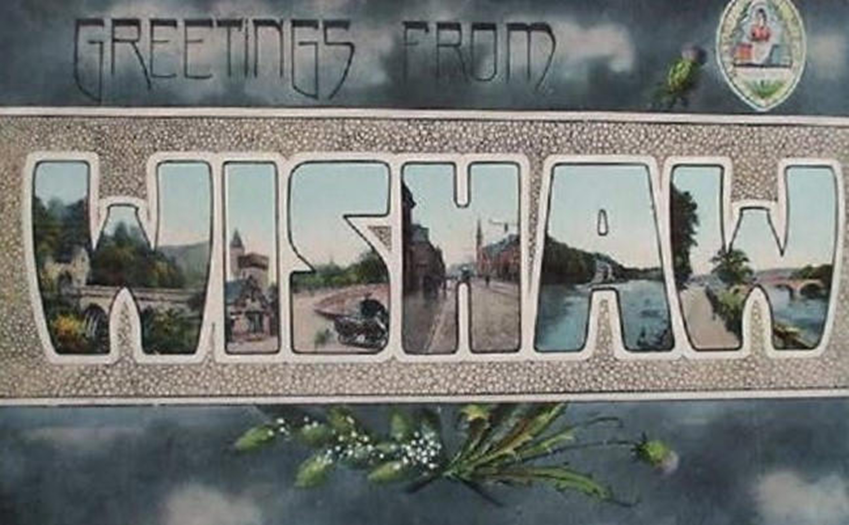 Old Wishaw Postcard.