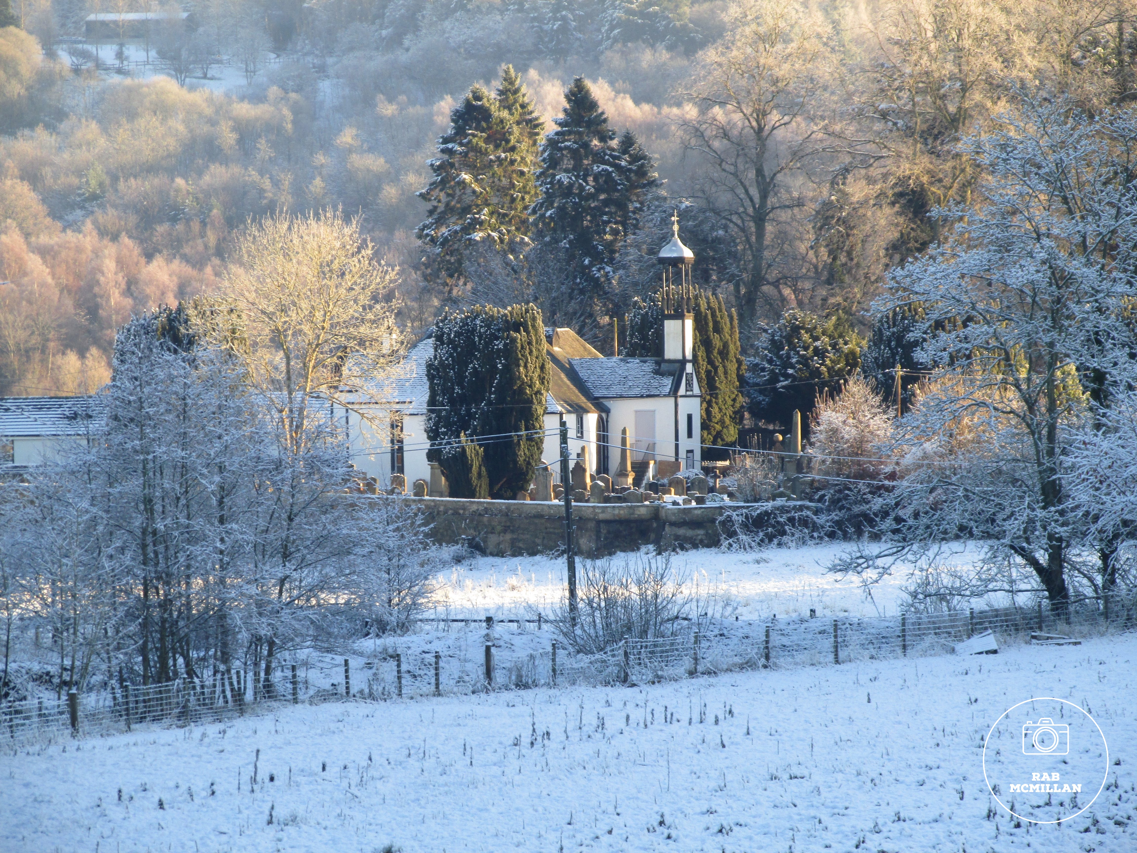 The 17th Century Dalserf Church, Clyde Valley, about 4 miles south of Wishaw, 2017.