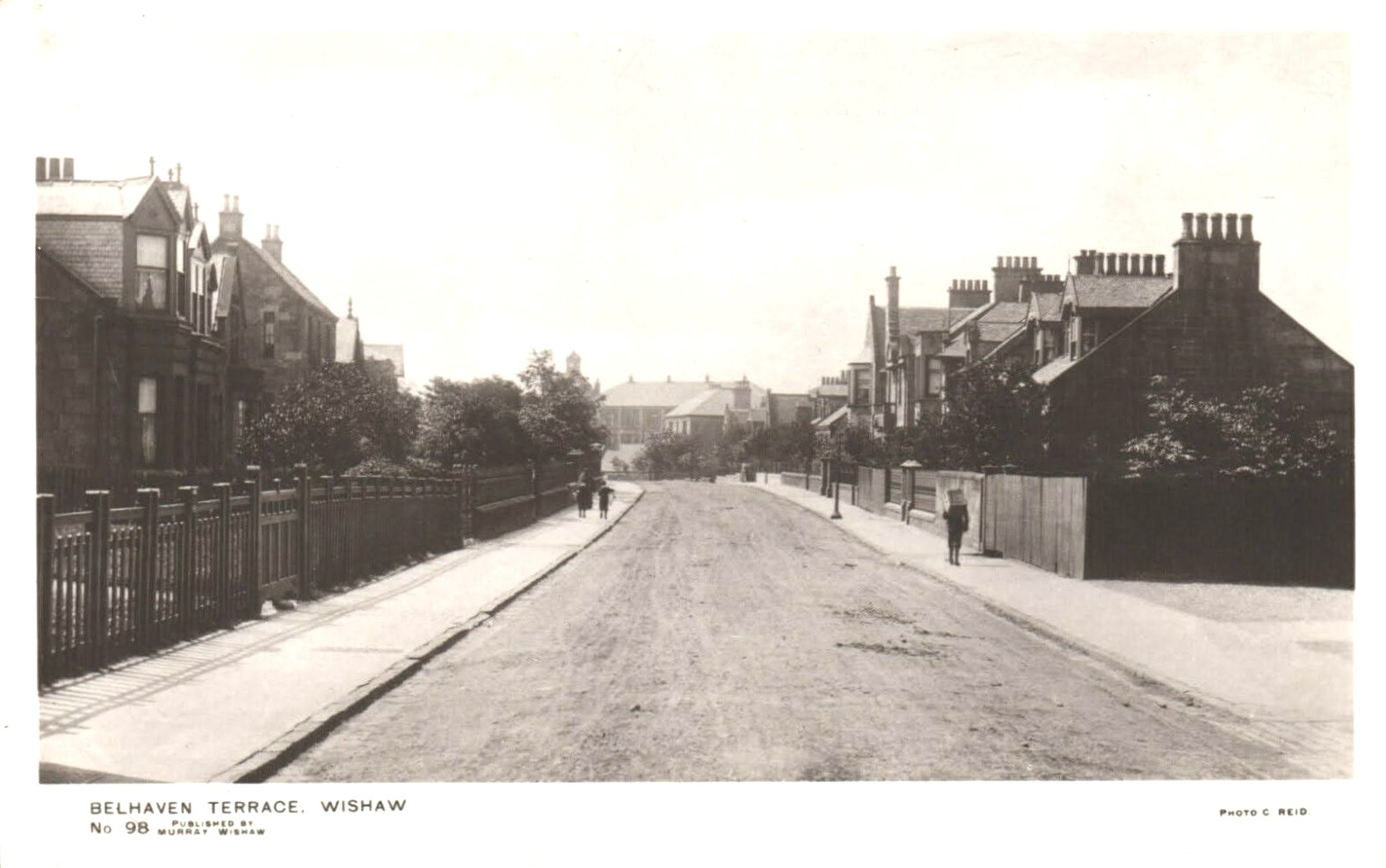 Belhaven Terrace, Wishaw, early 1900's.