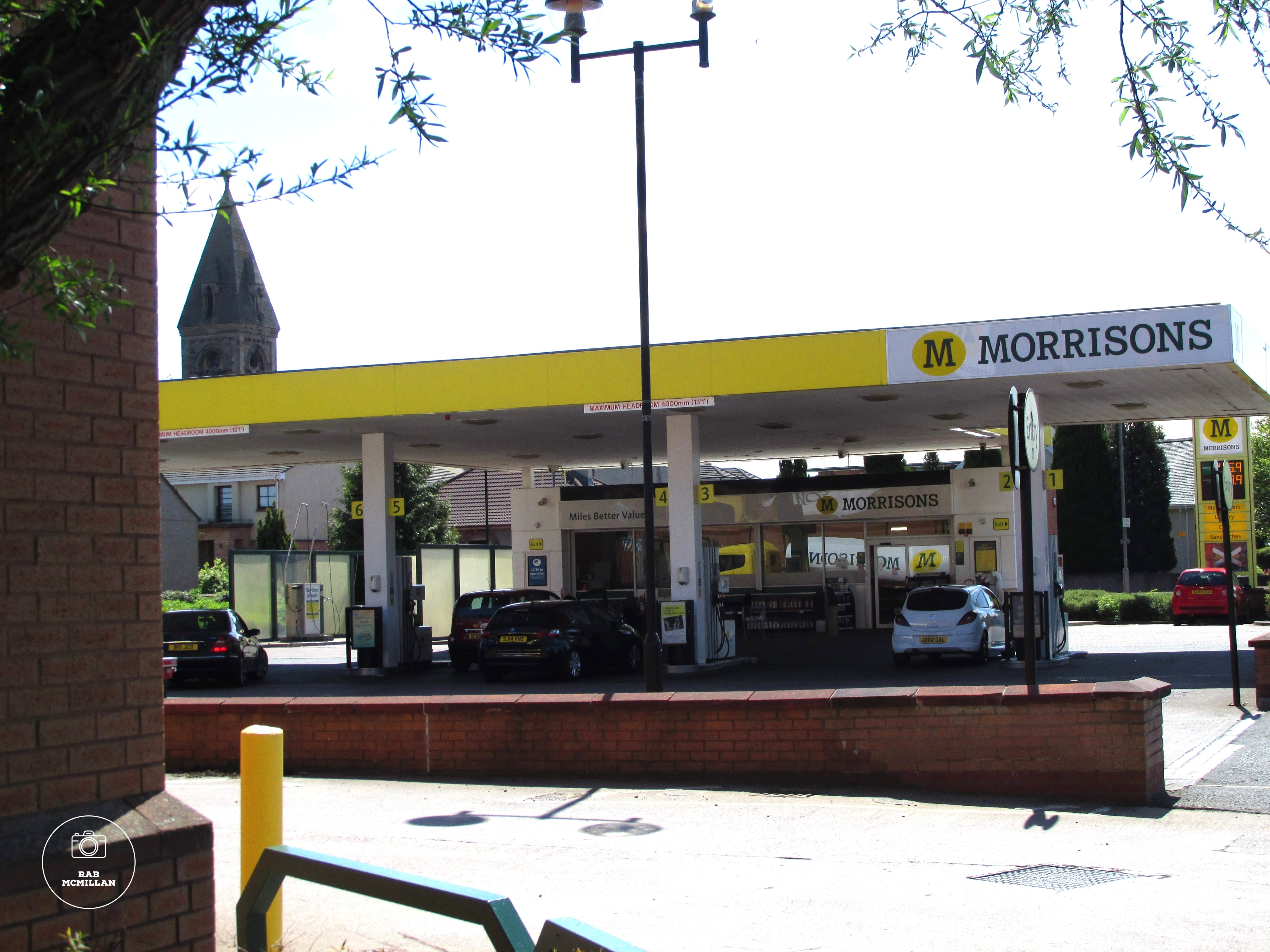 Morrisons Petrol Station, Kirk Road, Wishaw, 2015.
