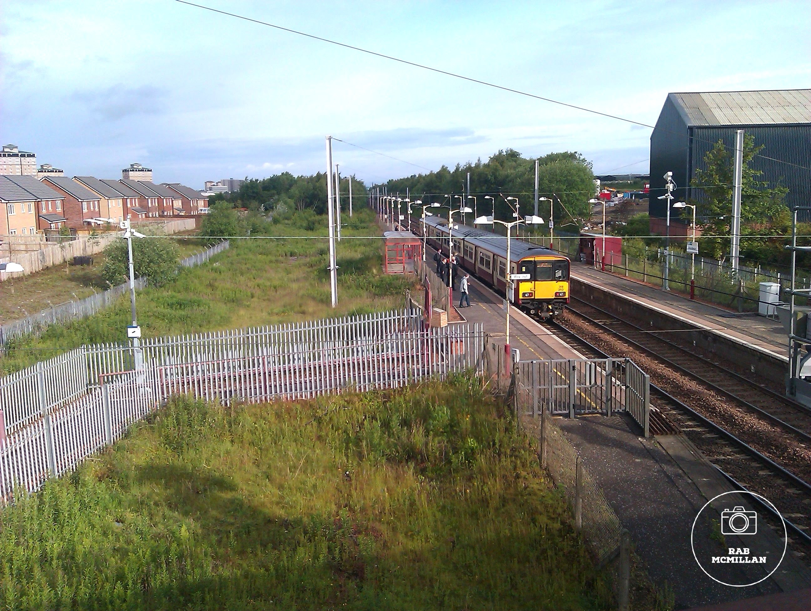 Shieldmuir Station, Craigneuk, Wishaw, 2011.