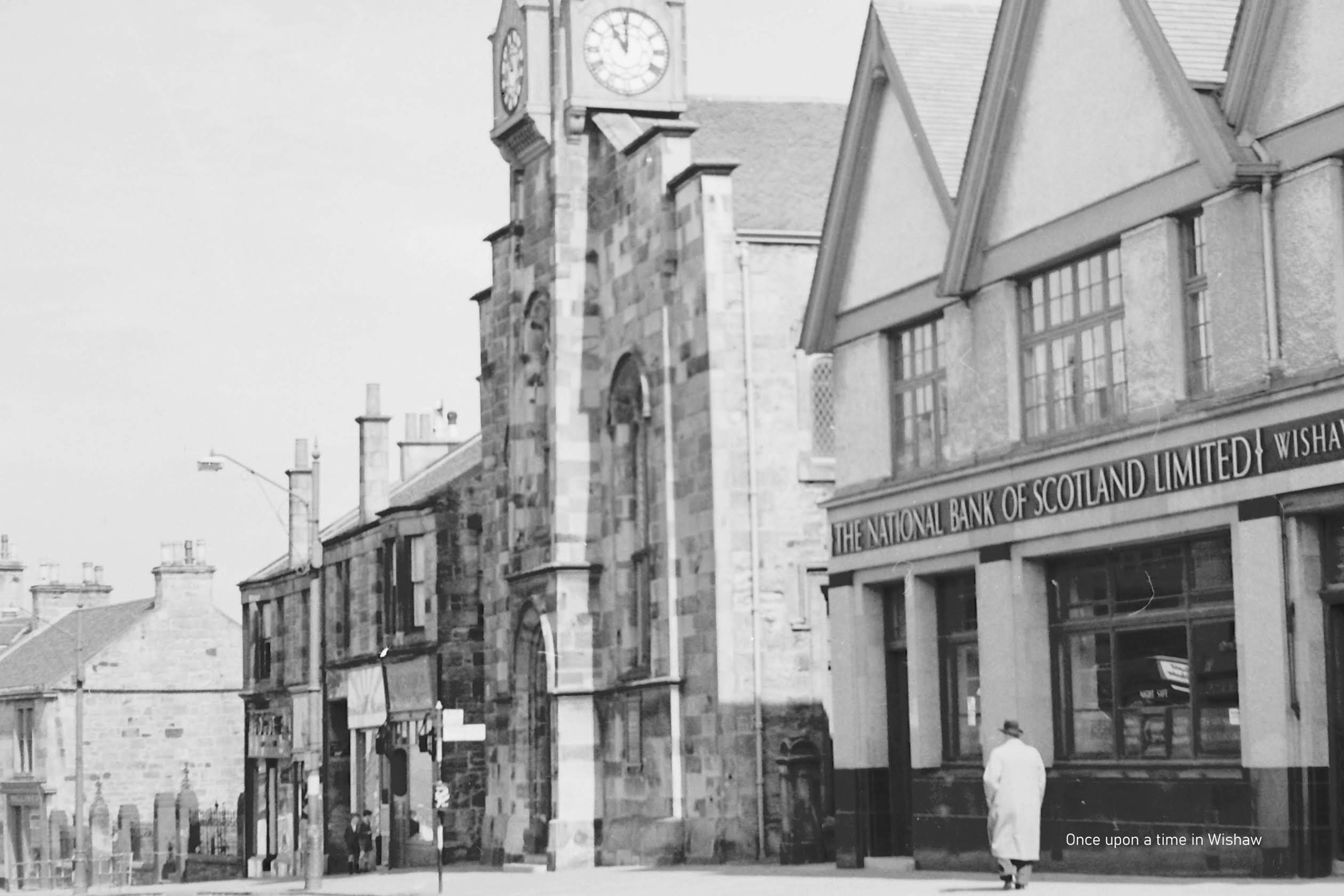 Main Street, Wishaw, 1960's, courtesy of Betty Gray.