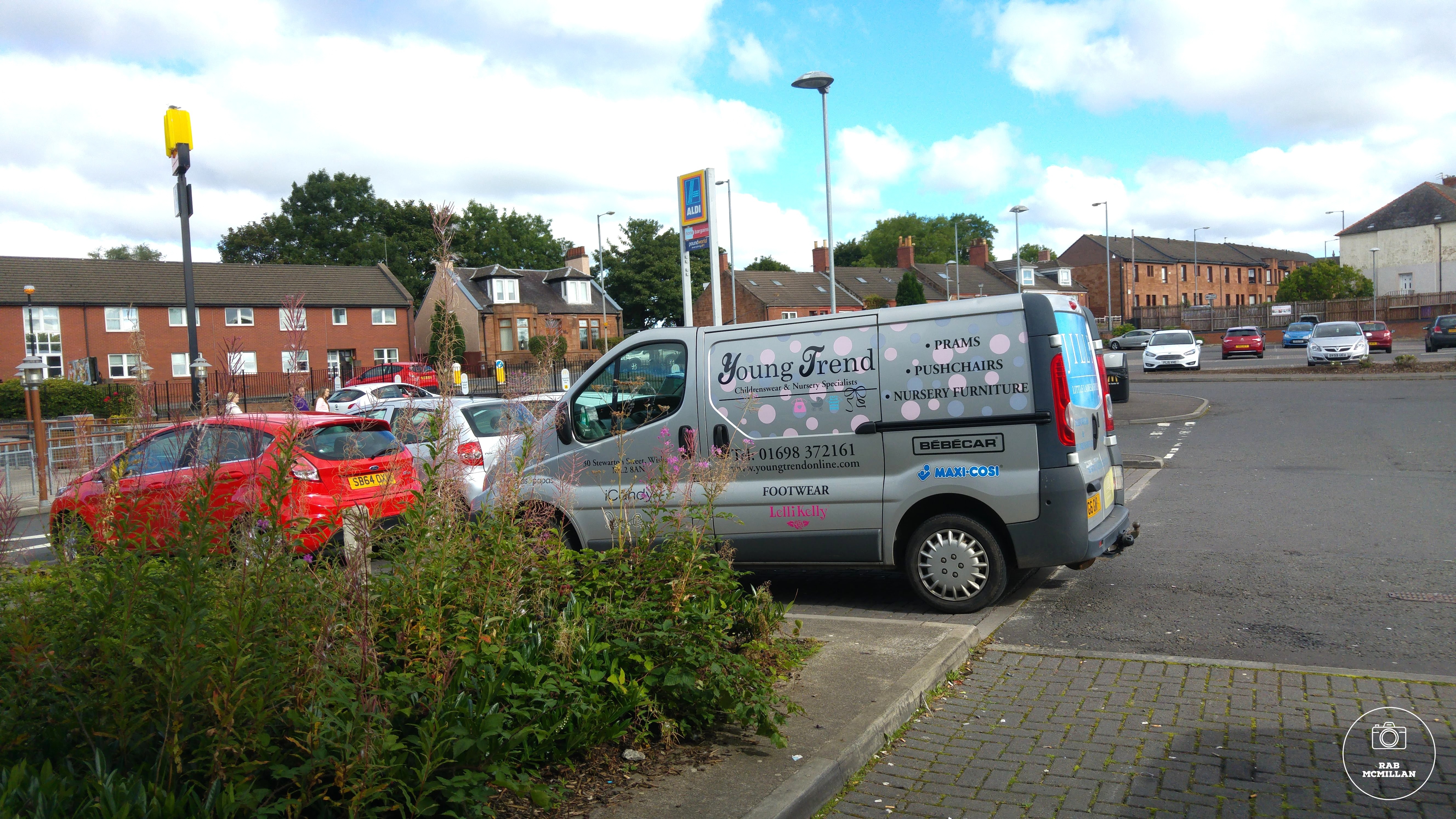 Young Trend Van, Glasgow Road, Wishaw, 2016.