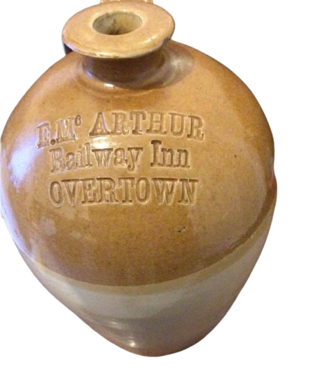 Flagon from the Railway Inn, Overtown, Wishaw.