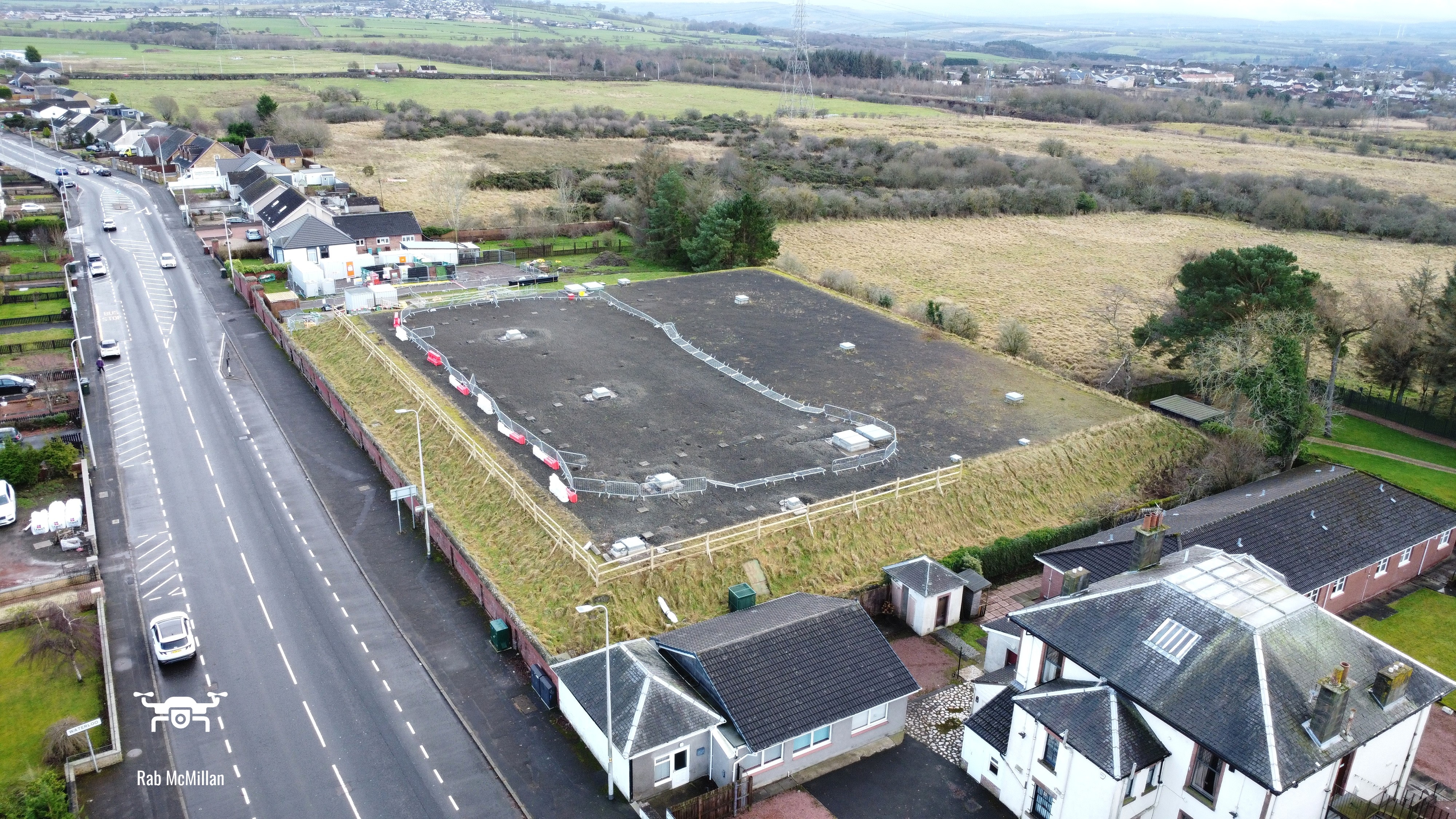 Service Reservoir, Waterloo, Wishaw, 2023.