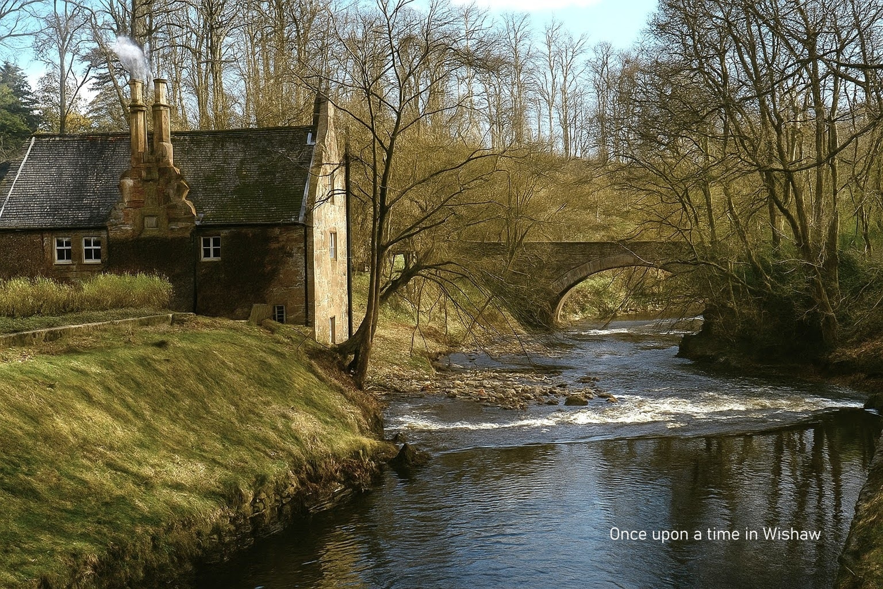 Coltness Mill and Calder Bridge, Wishaw,
