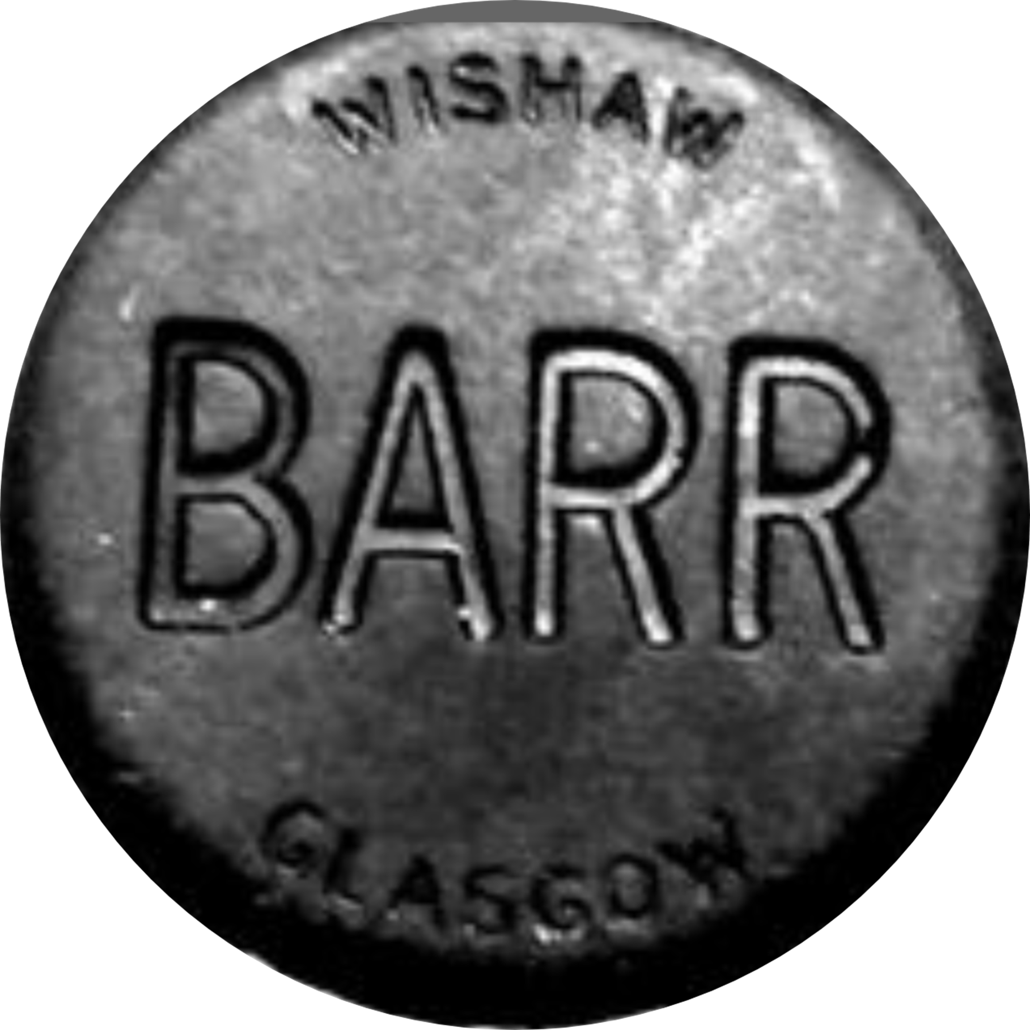 Rubber bottle stopper, Barr's Ginger Works, Stewarton Street, Wishaw, mid 1900's.