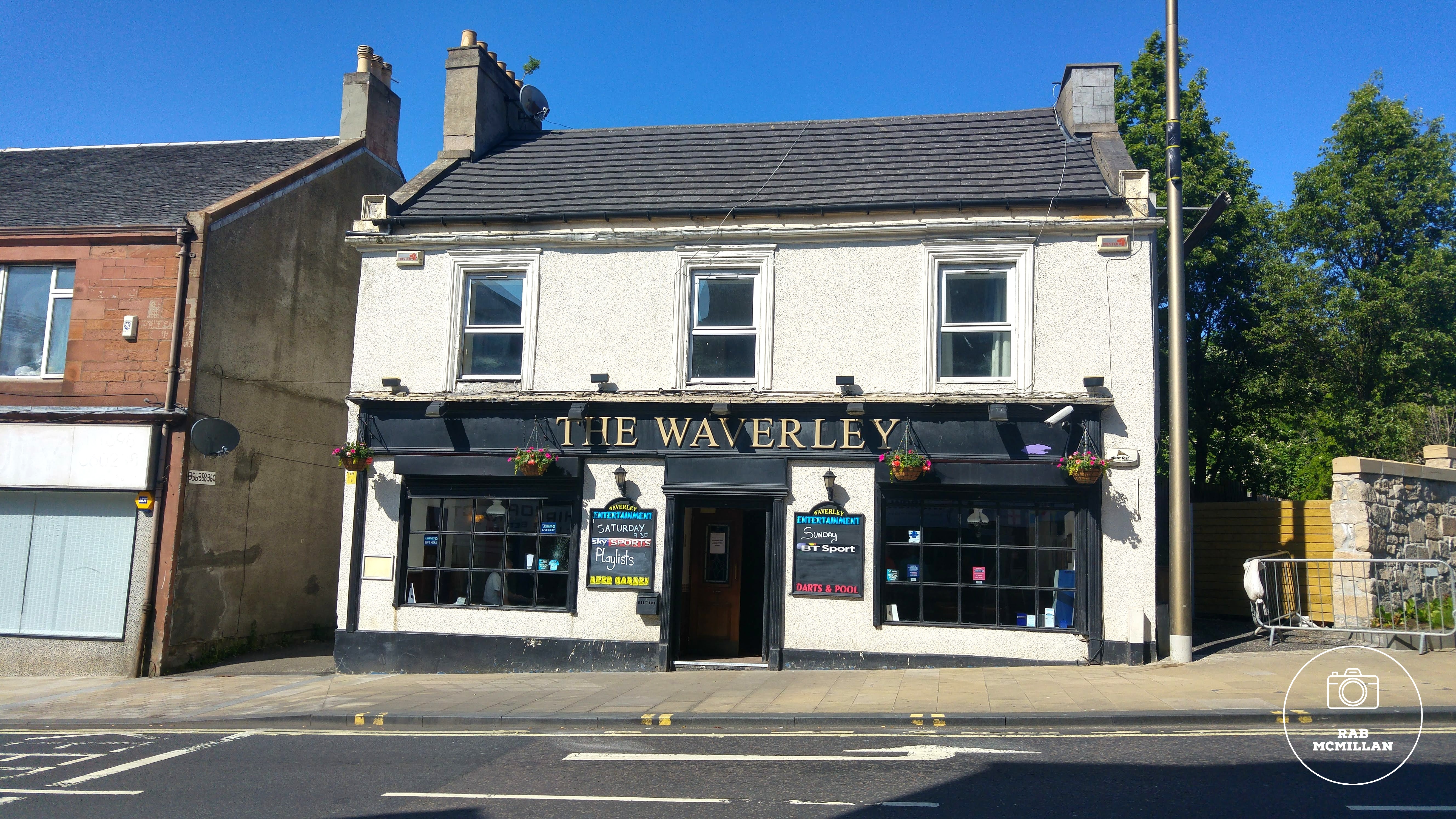 The Waverley Bar, Main Street, Wishaw, 2016.