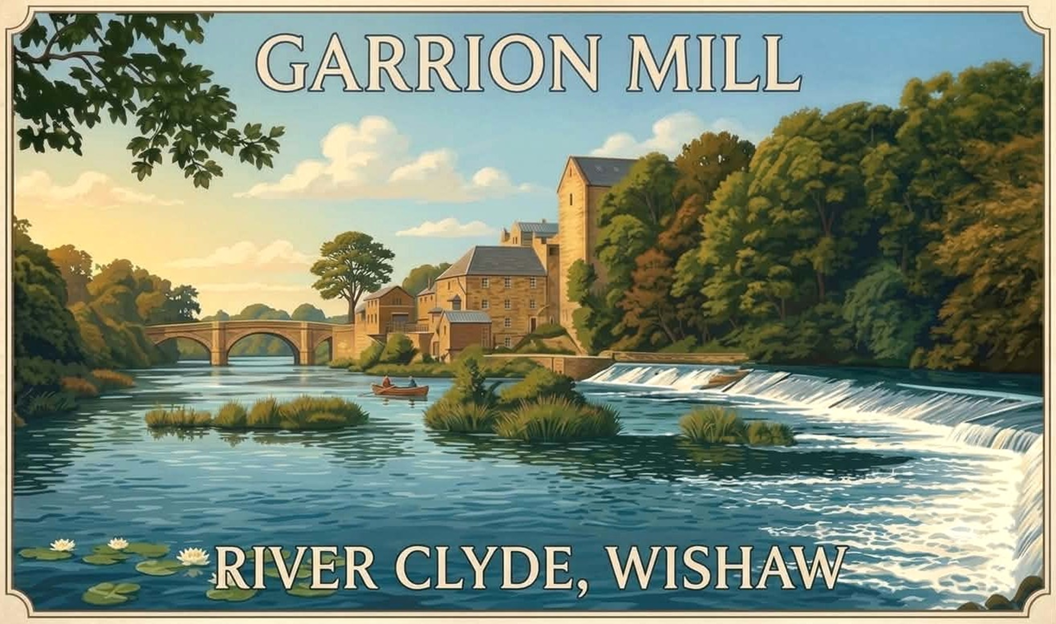 Garrion Mill, near Wishaw.
