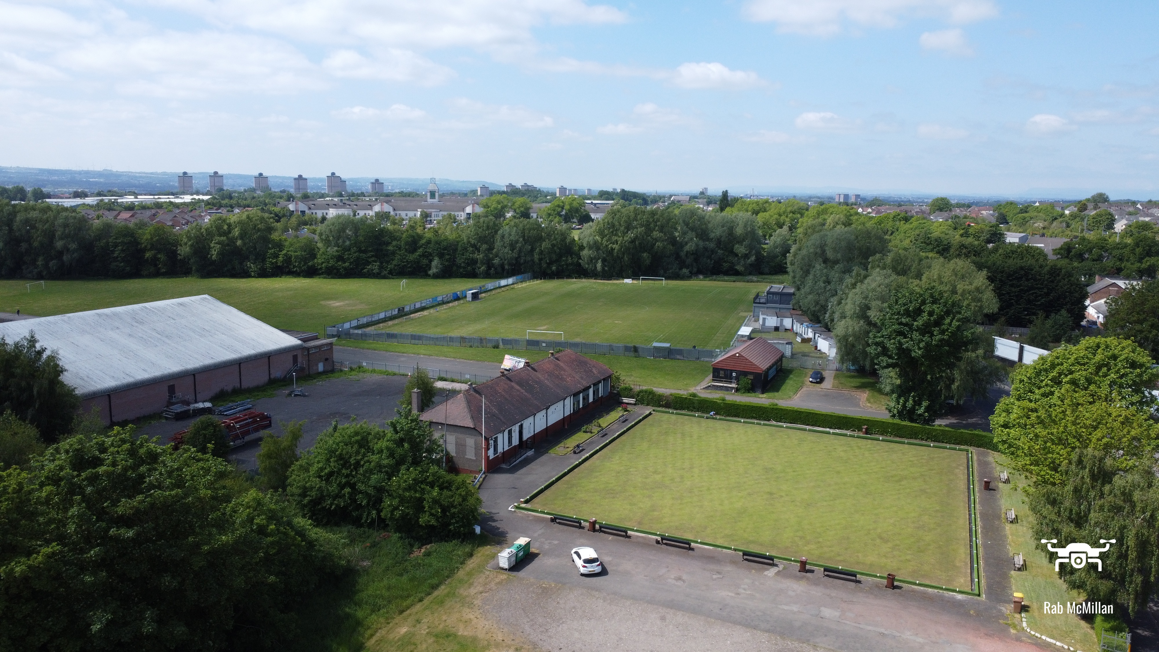 Beltane Bowling Club looking to Wishaw Juniors F.C., 2023.