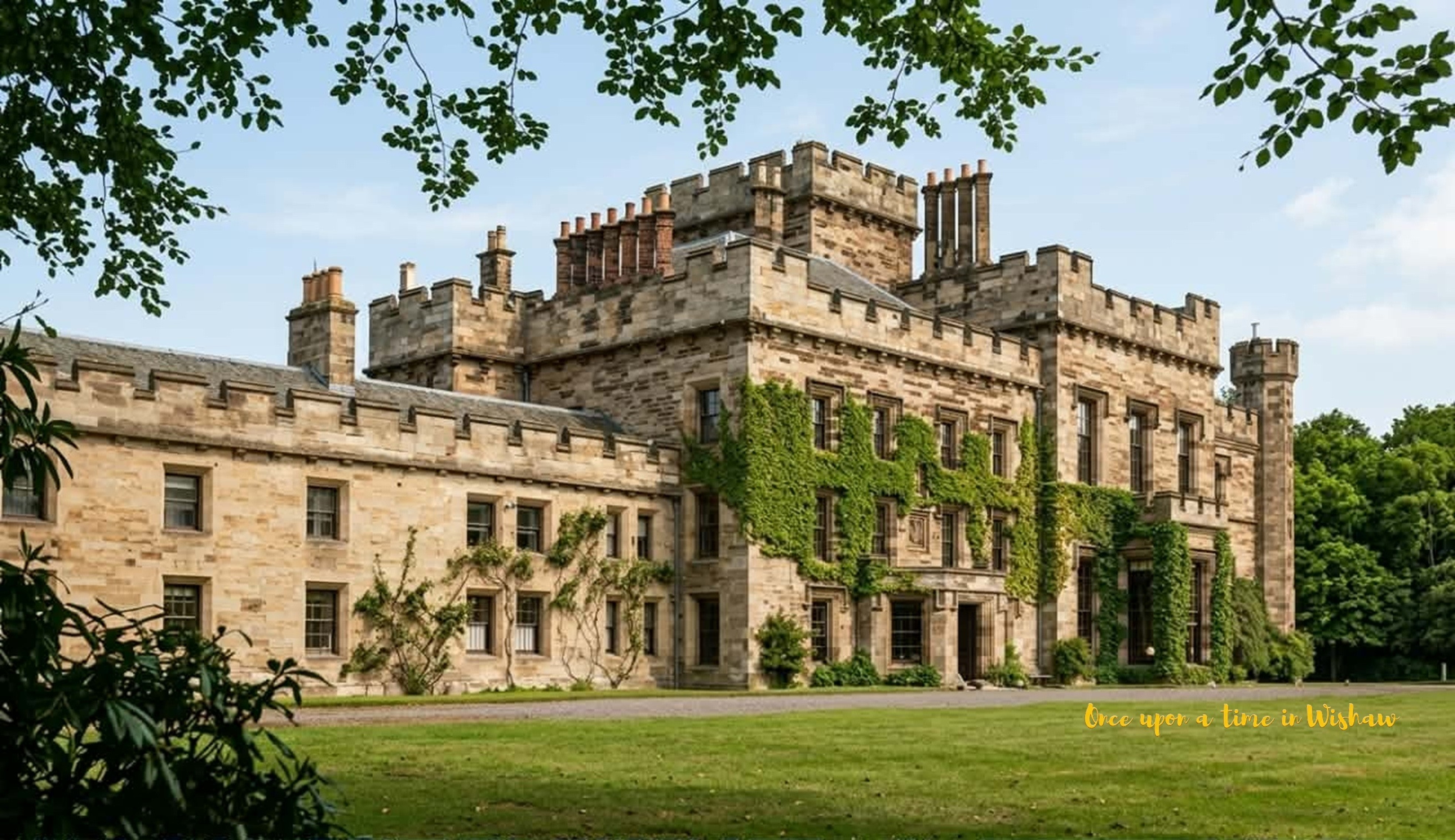 Wishaw House, home of Lord Belhaven, late 1800's.