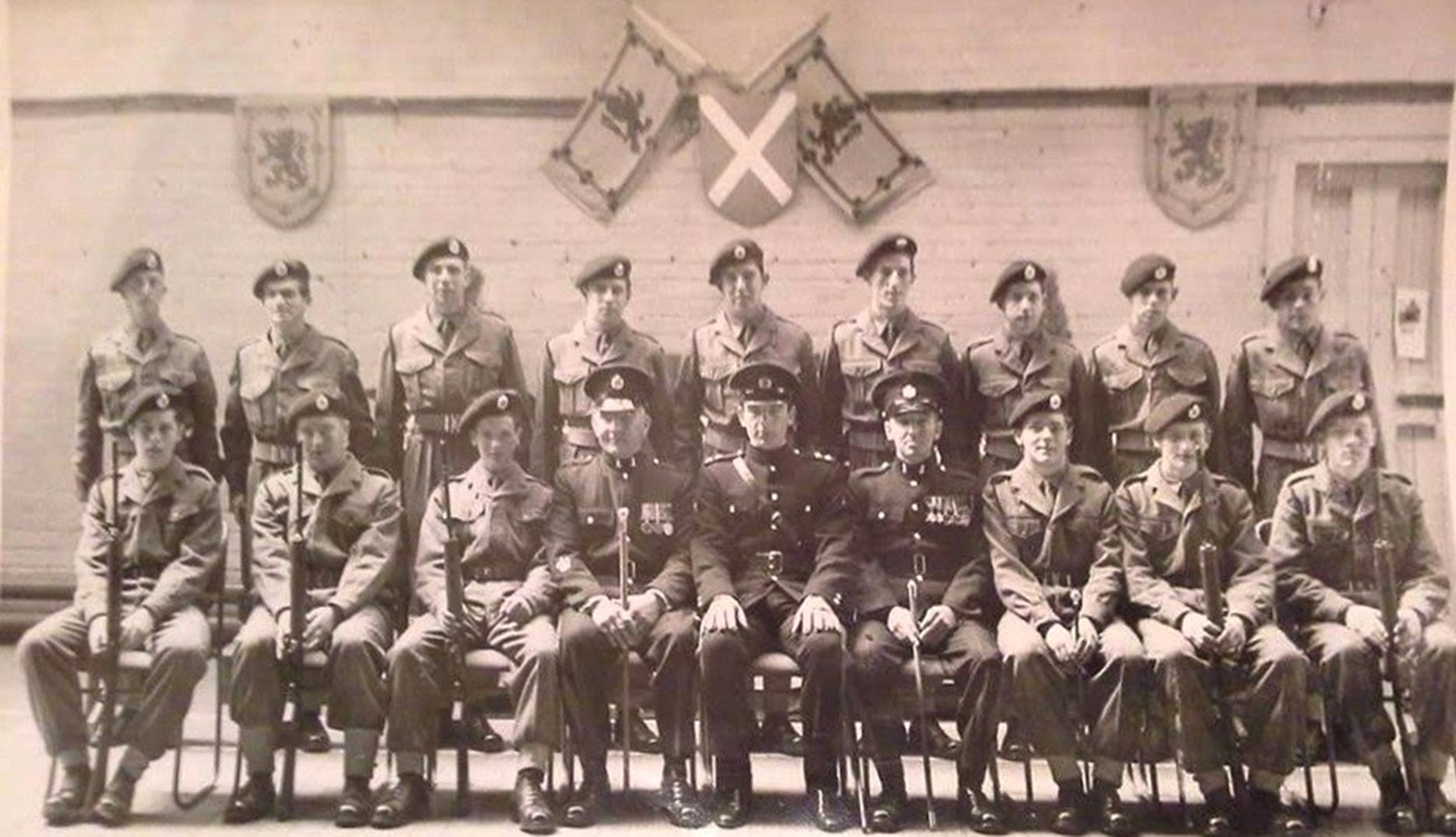 Territorial Army, Newmains, Wishaw, 1960's. Courtesy of Freda Haddow.
